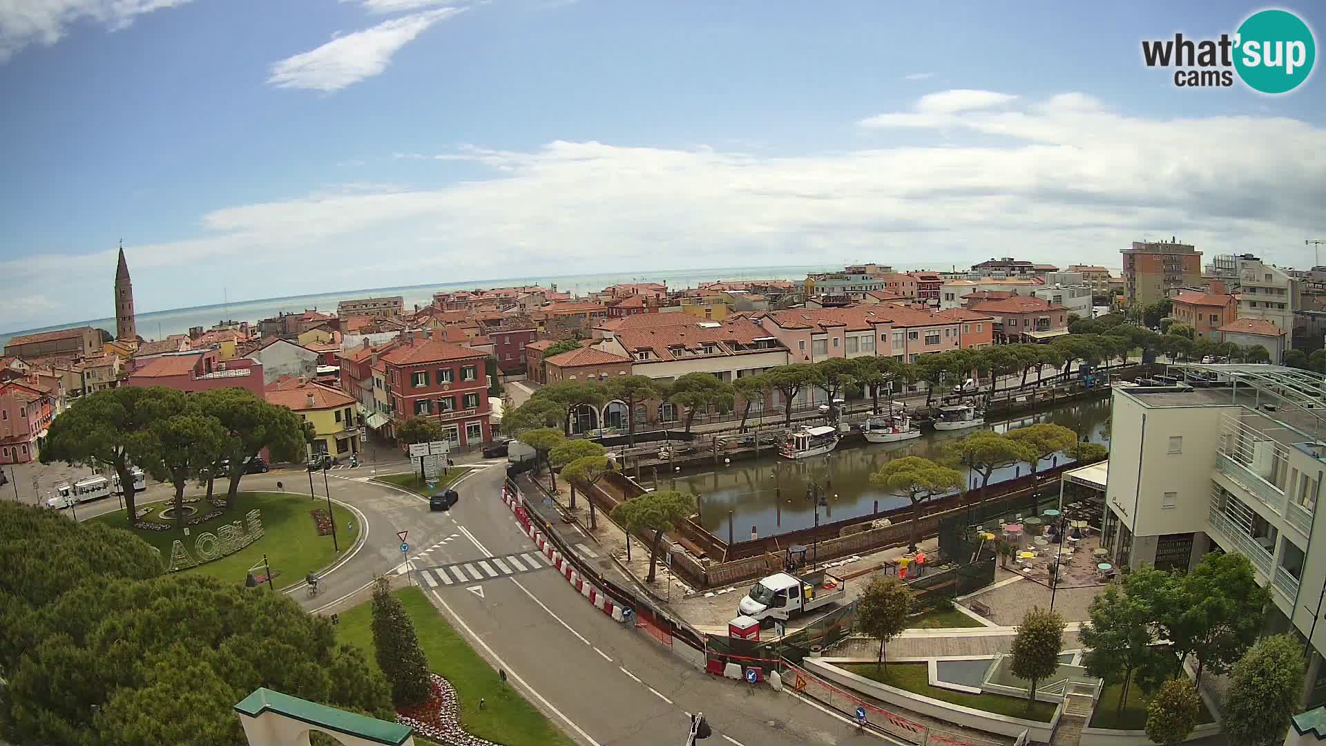 Ulaz u Caorle  Web kamera hotel Cleofe Caorle
