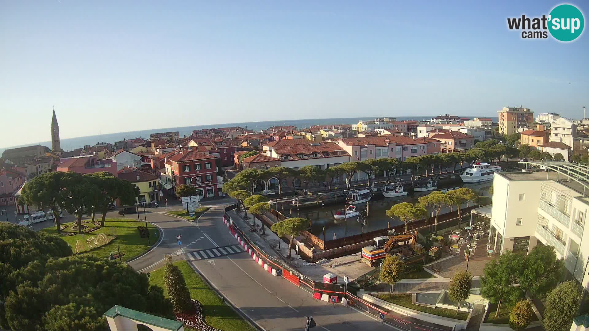 Webcam Panorama von Caorle – Hotel Cleofe