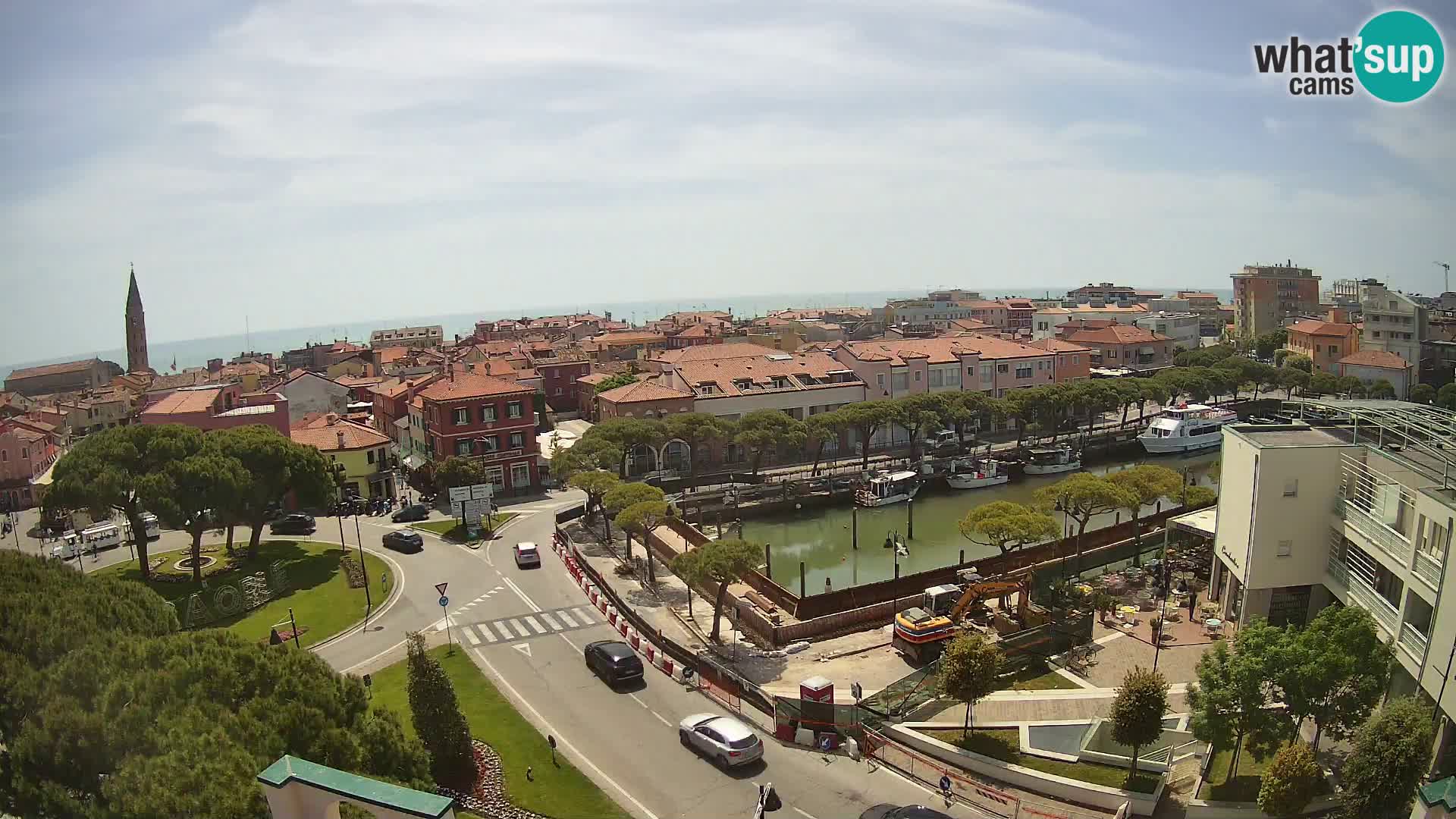 Webcam Hotel Cleofe | Panorama of Caorle old town