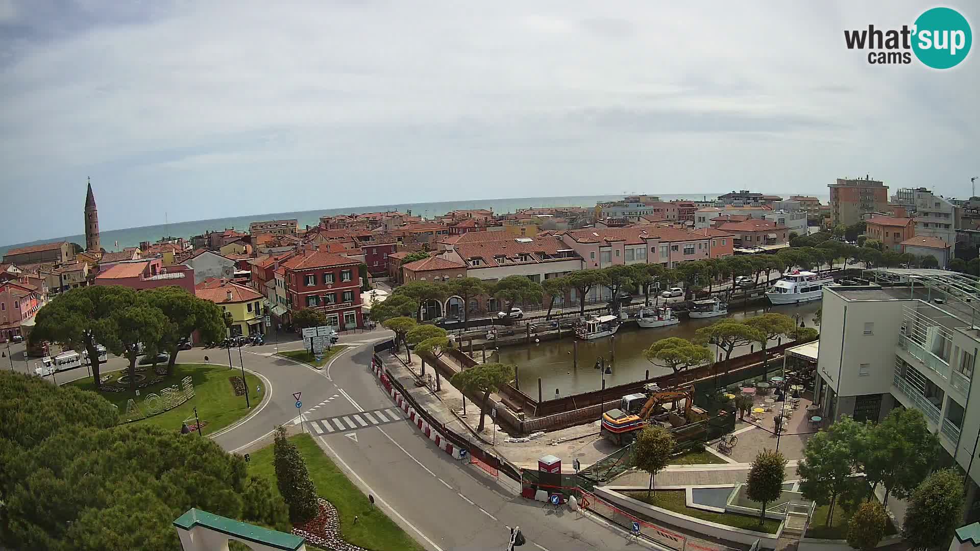 Webcam Hotel Cleofe | Panorama of Caorle old town