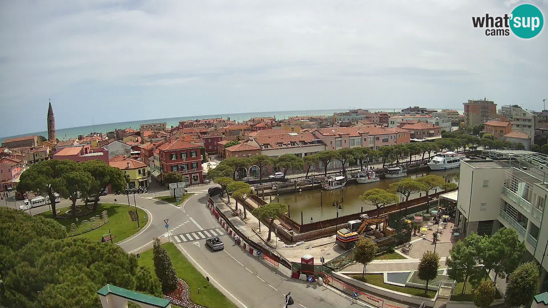 Webcam Panorama von Caorle – Hotel Cleofe