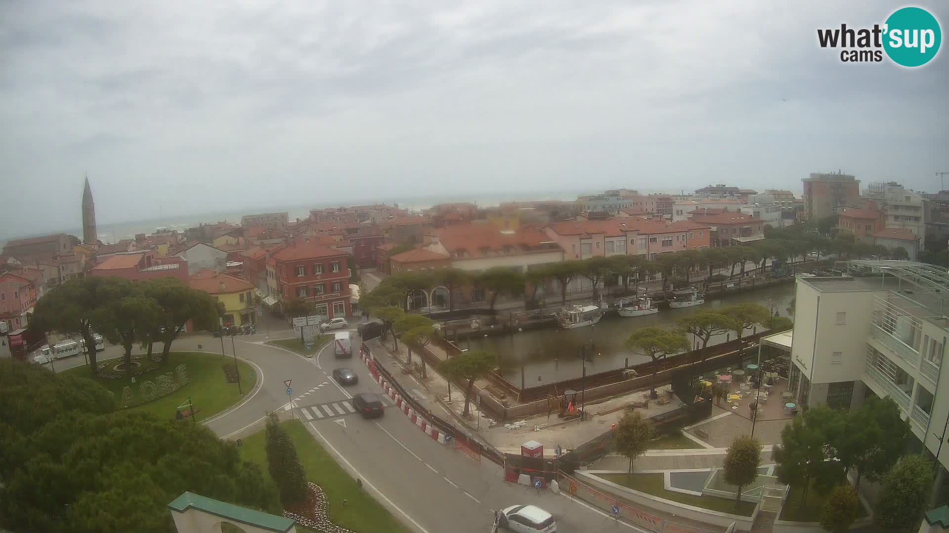 Pogled na Caorle v živo – Hotel Cleofe