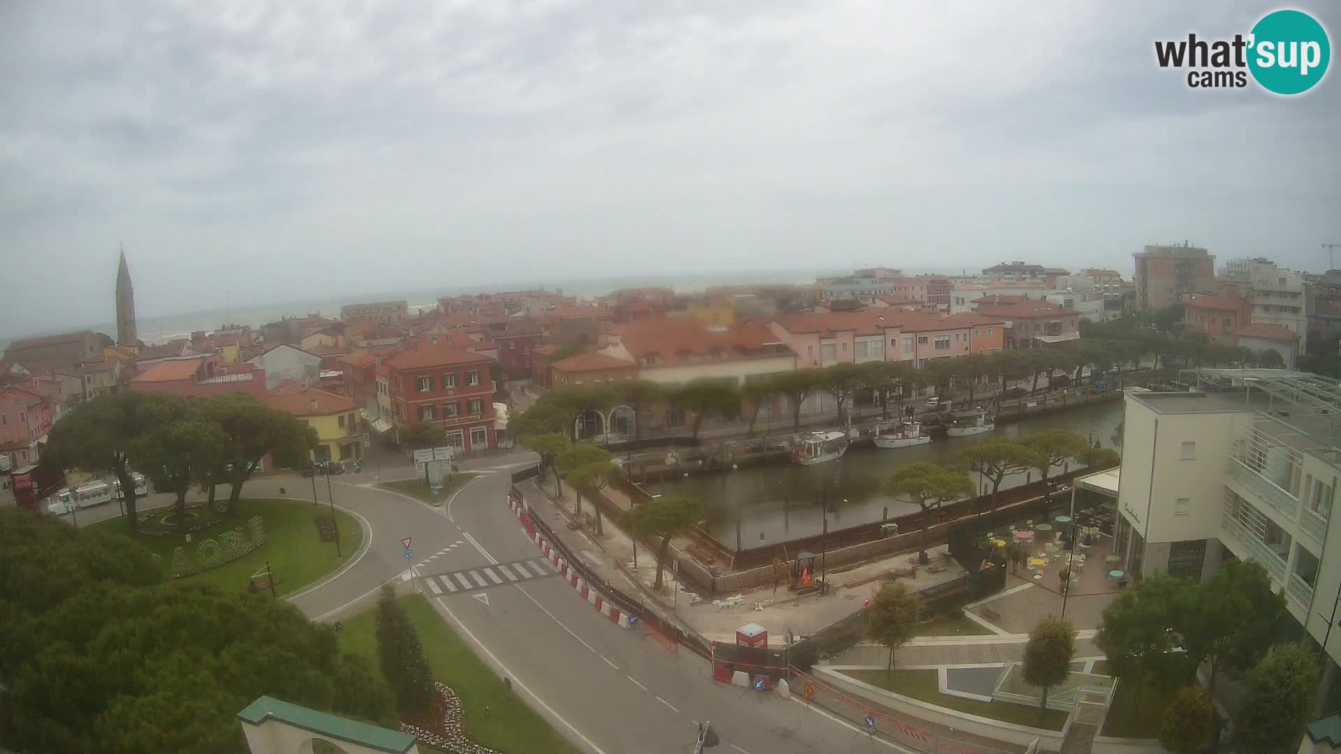 Pogled na Caorle v živo – Hotel Cleofe