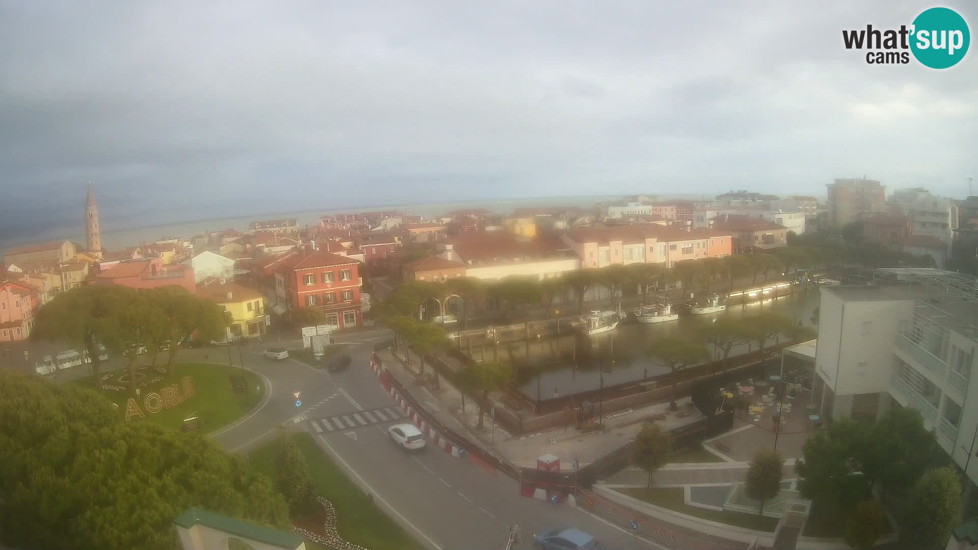 Pogled na Caorle v živo – Hotel Cleofe