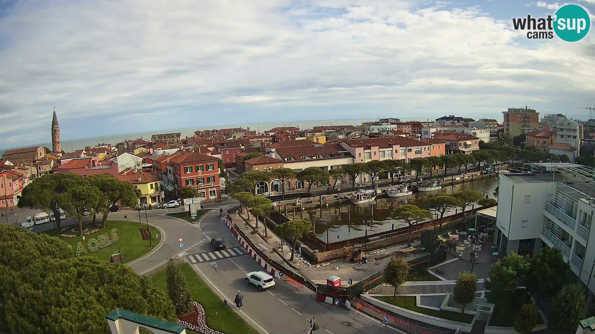 Webcam Hotel Cleofe | Panorama of Caorle old town