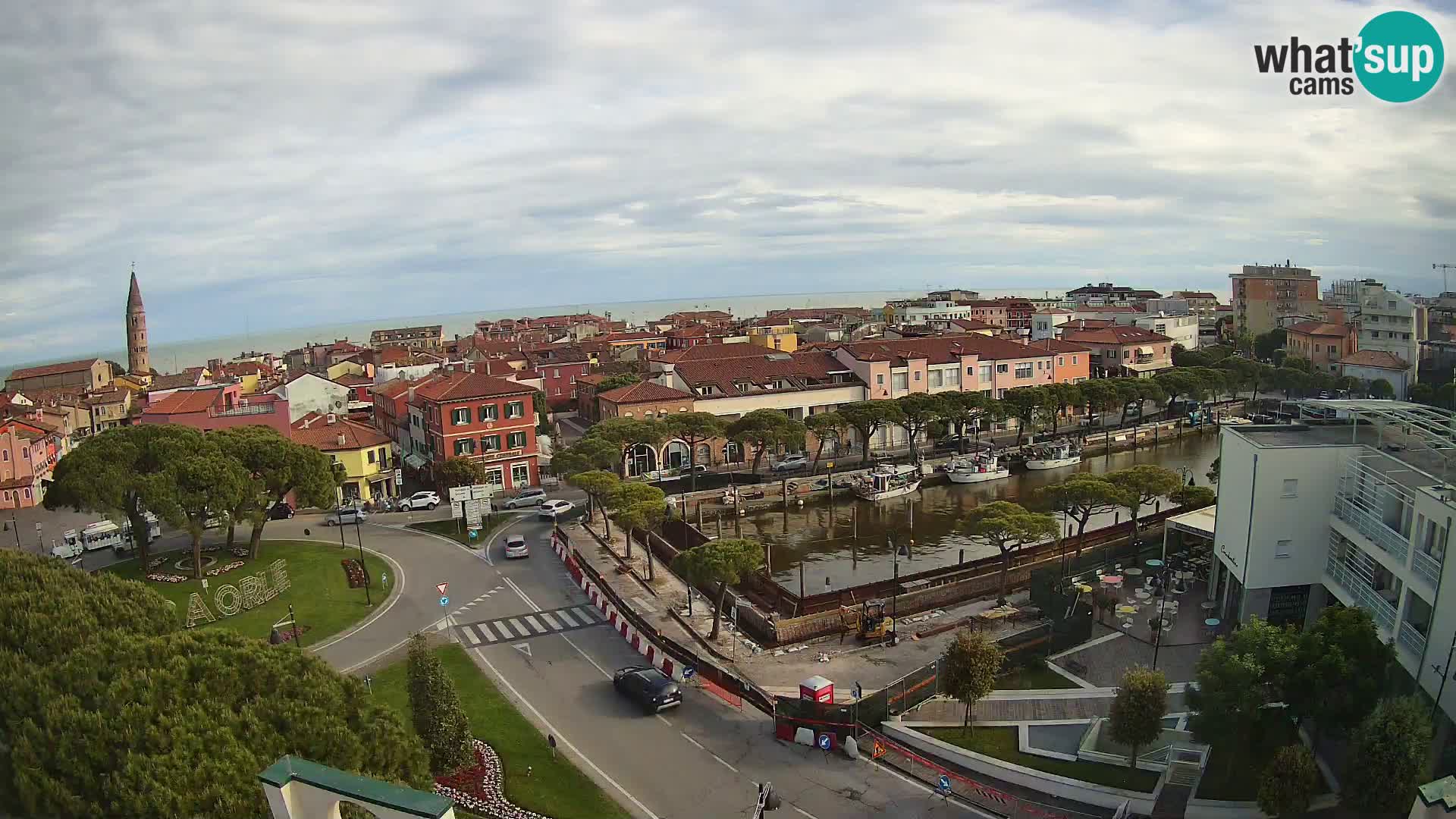 Webcam Hotel Cleofe | Panorama of Caorle old town