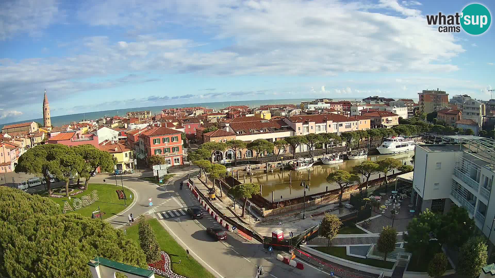 Webcam Hotel Cleofe | Panorama of Caorle old town