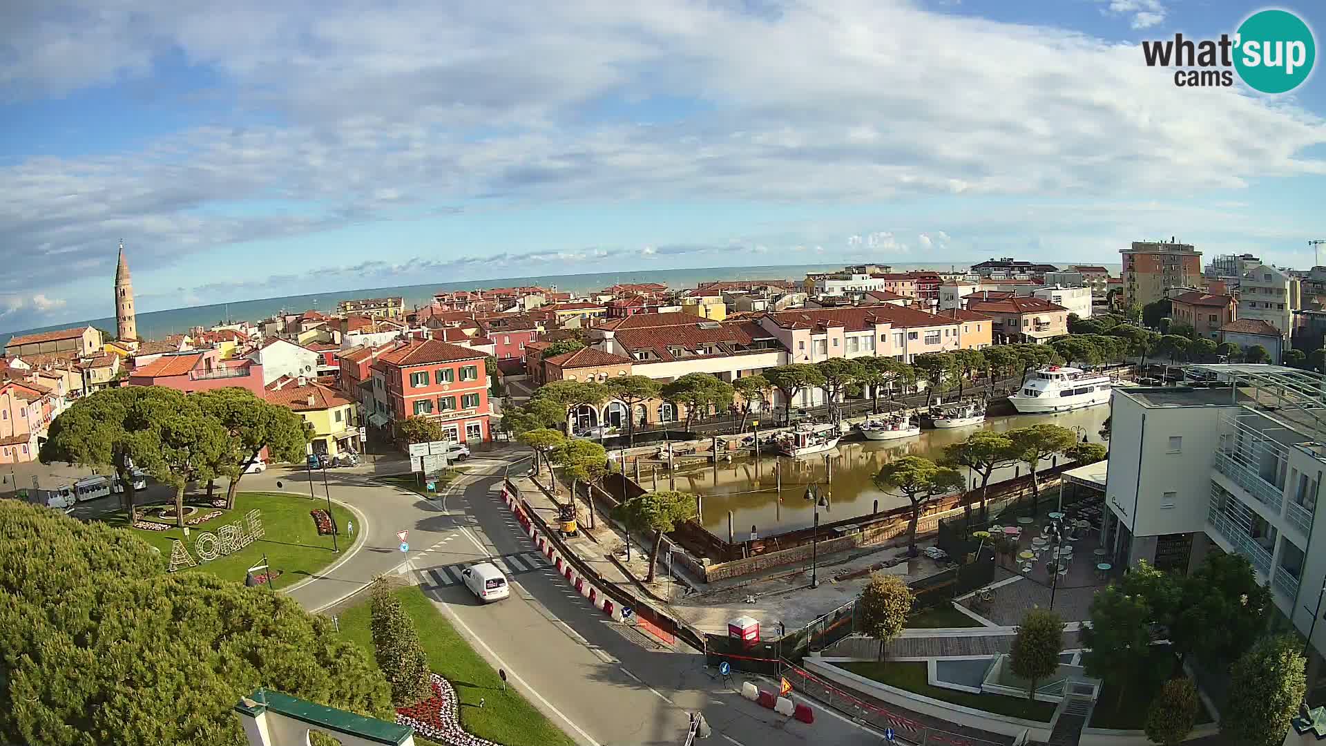 Webcam Panorama von Caorle – Hotel Cleofe