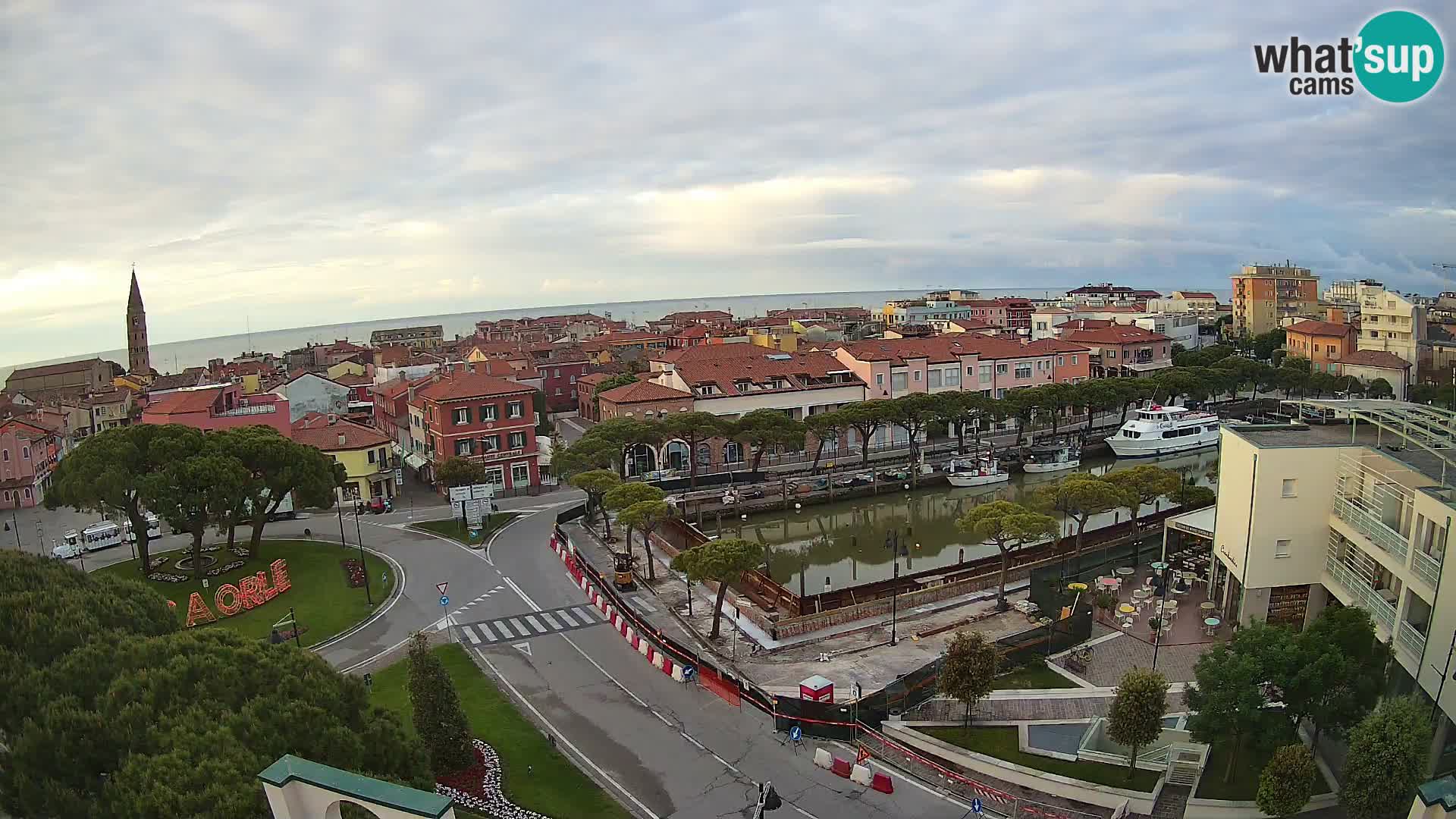 Webcam Hotel Cleofe | Panorama of Caorle old town