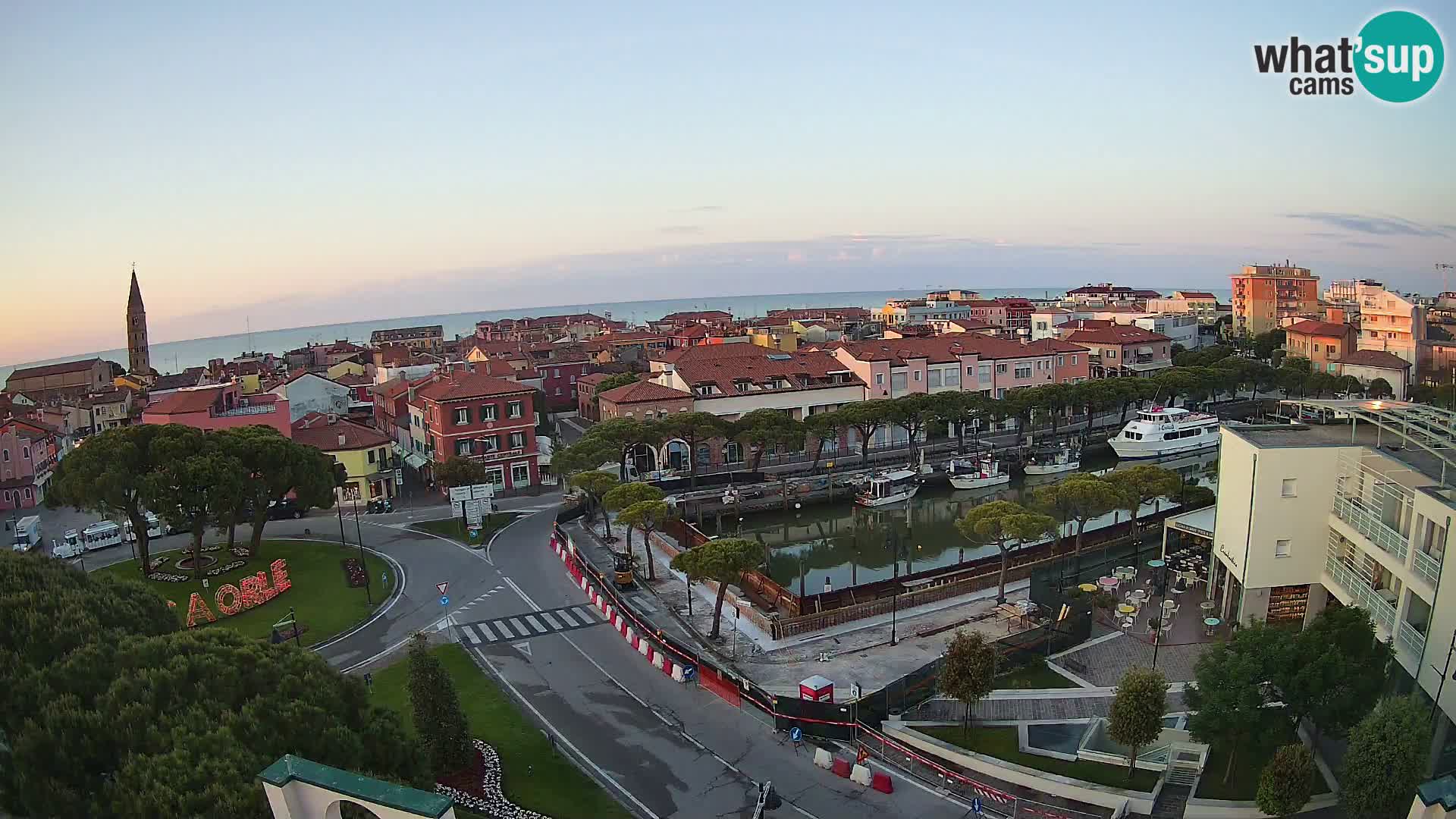 Ulaz u Caorle  Web kamera hotel Cleofe Caorle