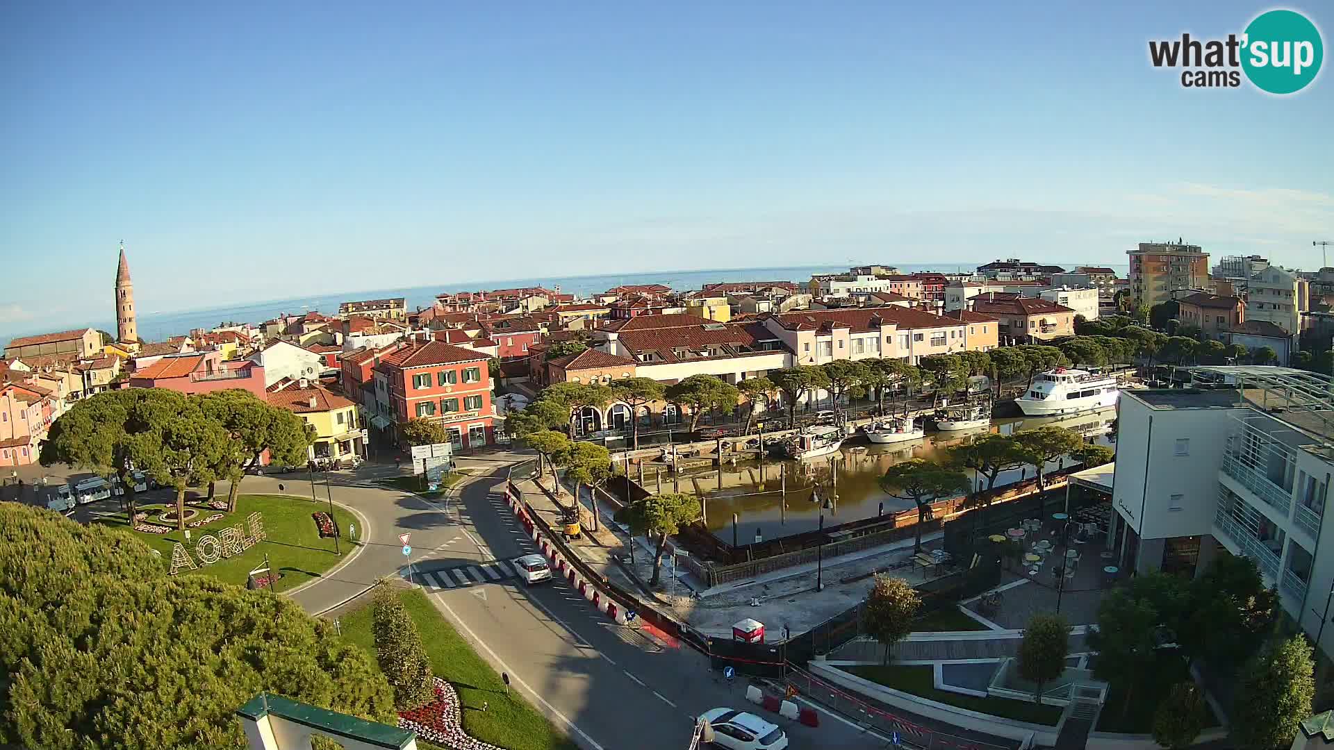 Webcam Panorama von Caorle – Hotel Cleofe