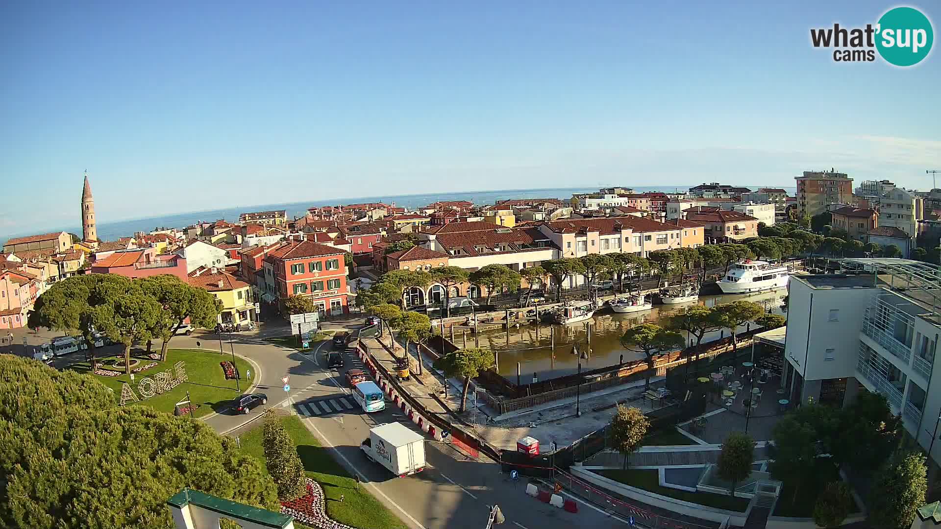 Webcam Hotel Cleofe | Panorama of Caorle old town