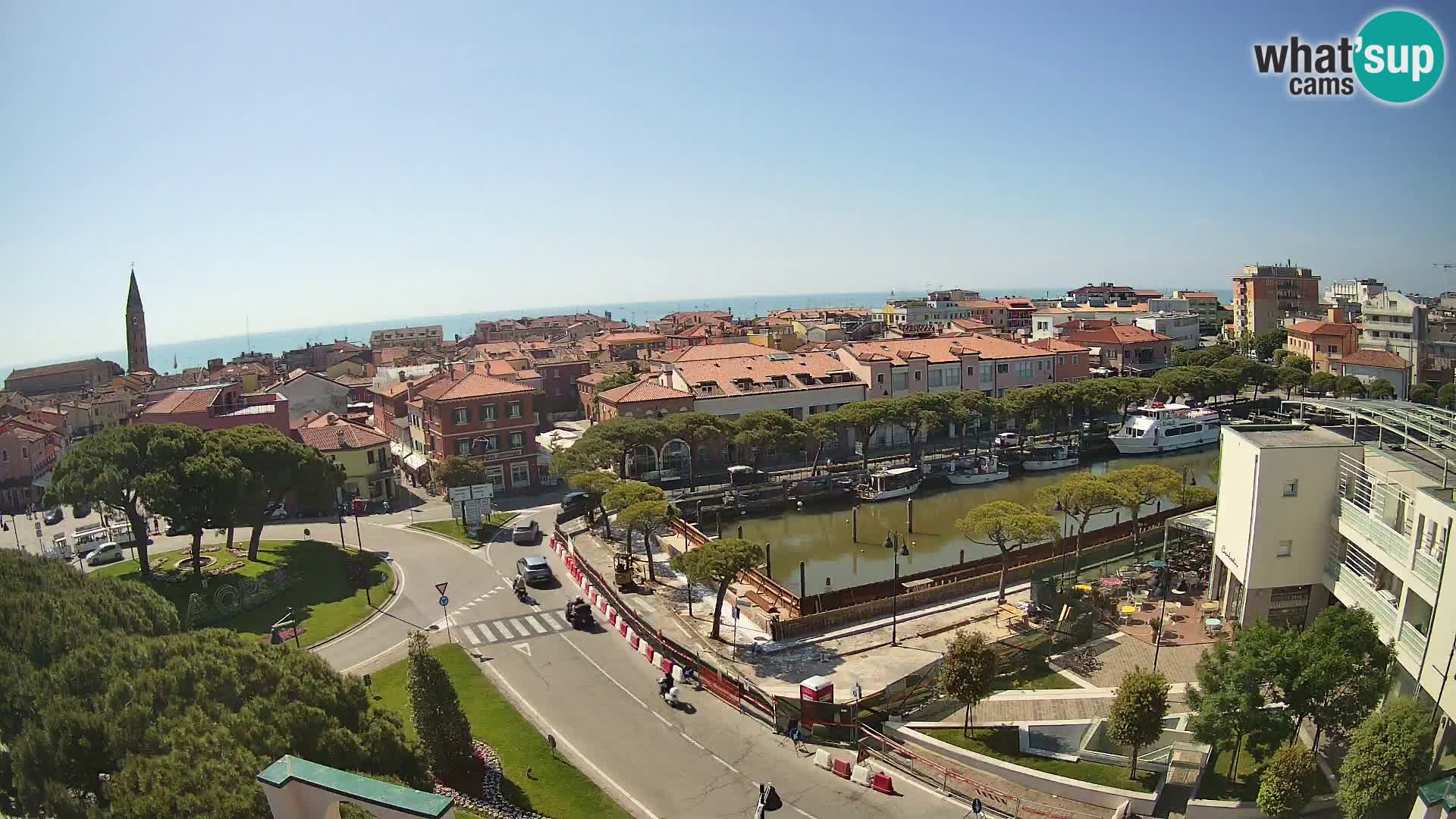 Webcam Hotel Cleofe | Panorama of Caorle old town