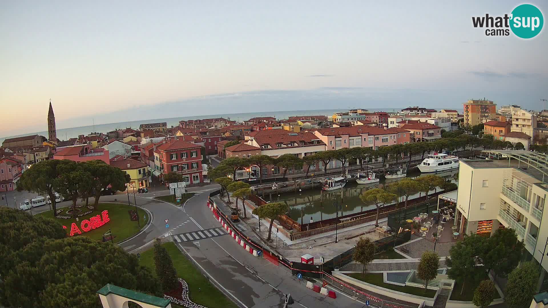 Pogled na Caorle v živo – Hotel Cleofe