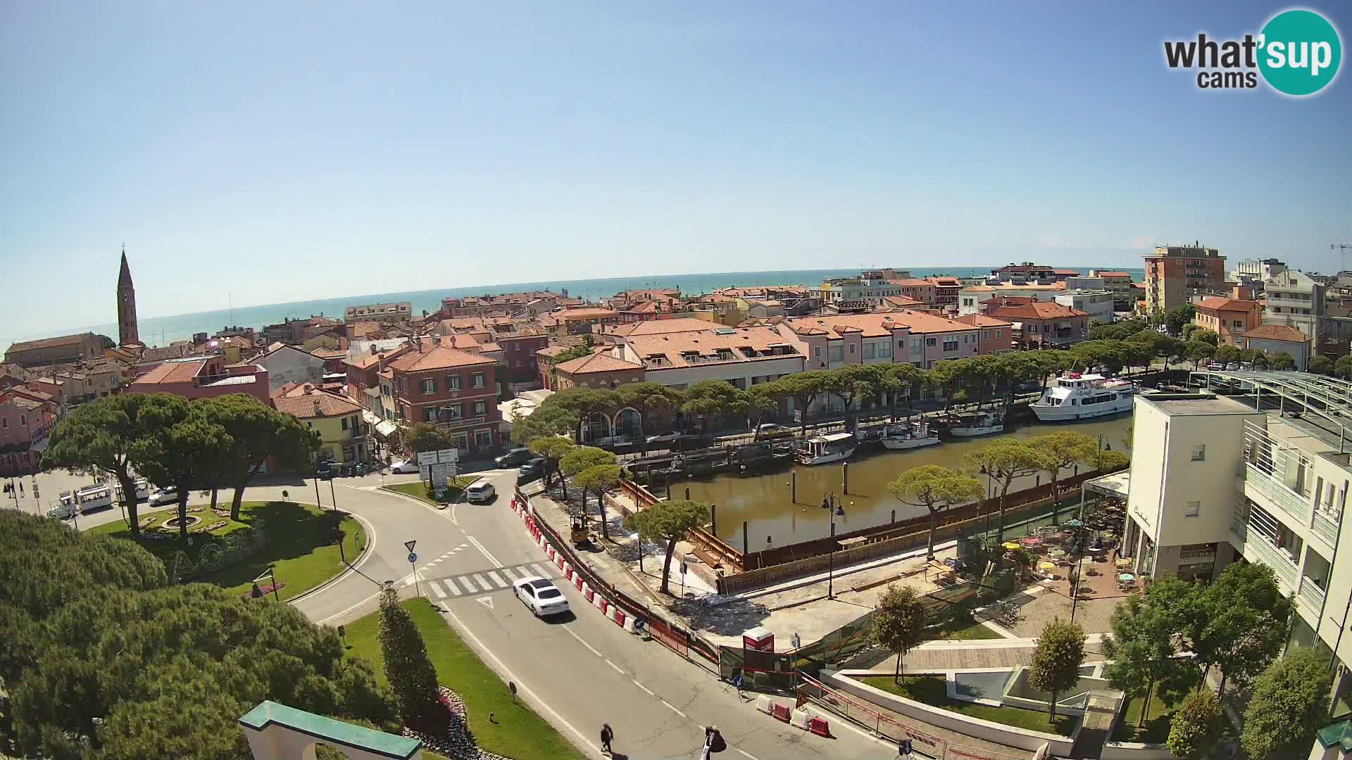 Webcam Panorama von Caorle – Hotel Cleofe