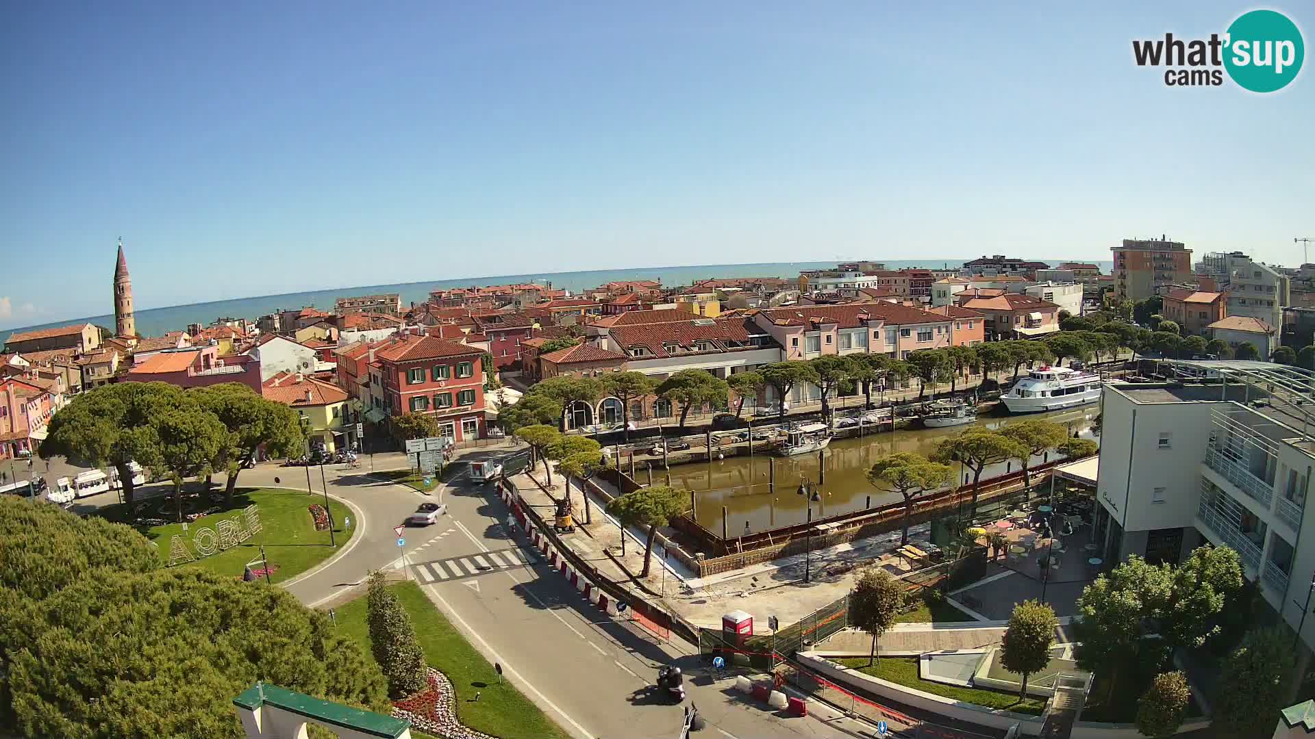 Cámara web Hotel Cleofe Caorle – Entrada de Caorle