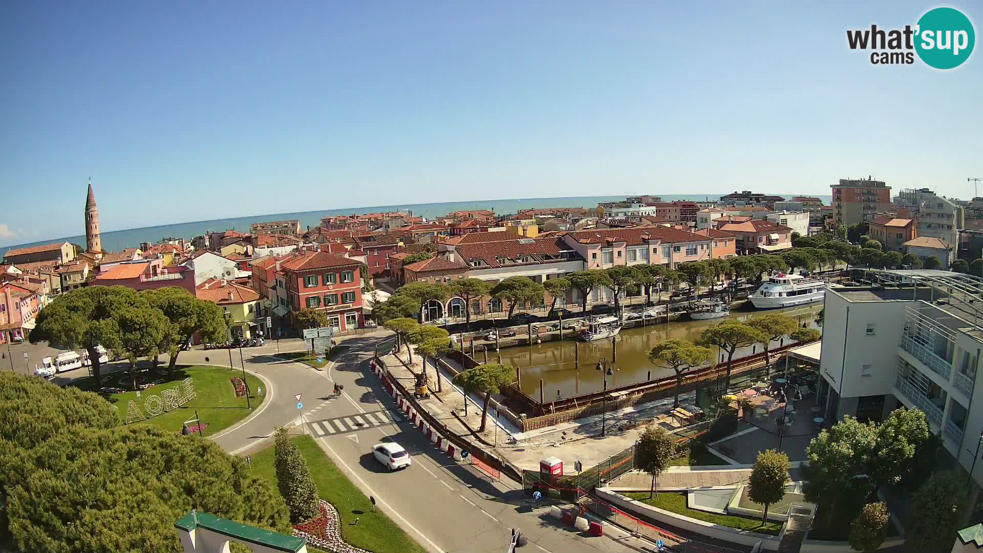 Webcam Hotel Cleofe | Panorama of Caorle old town