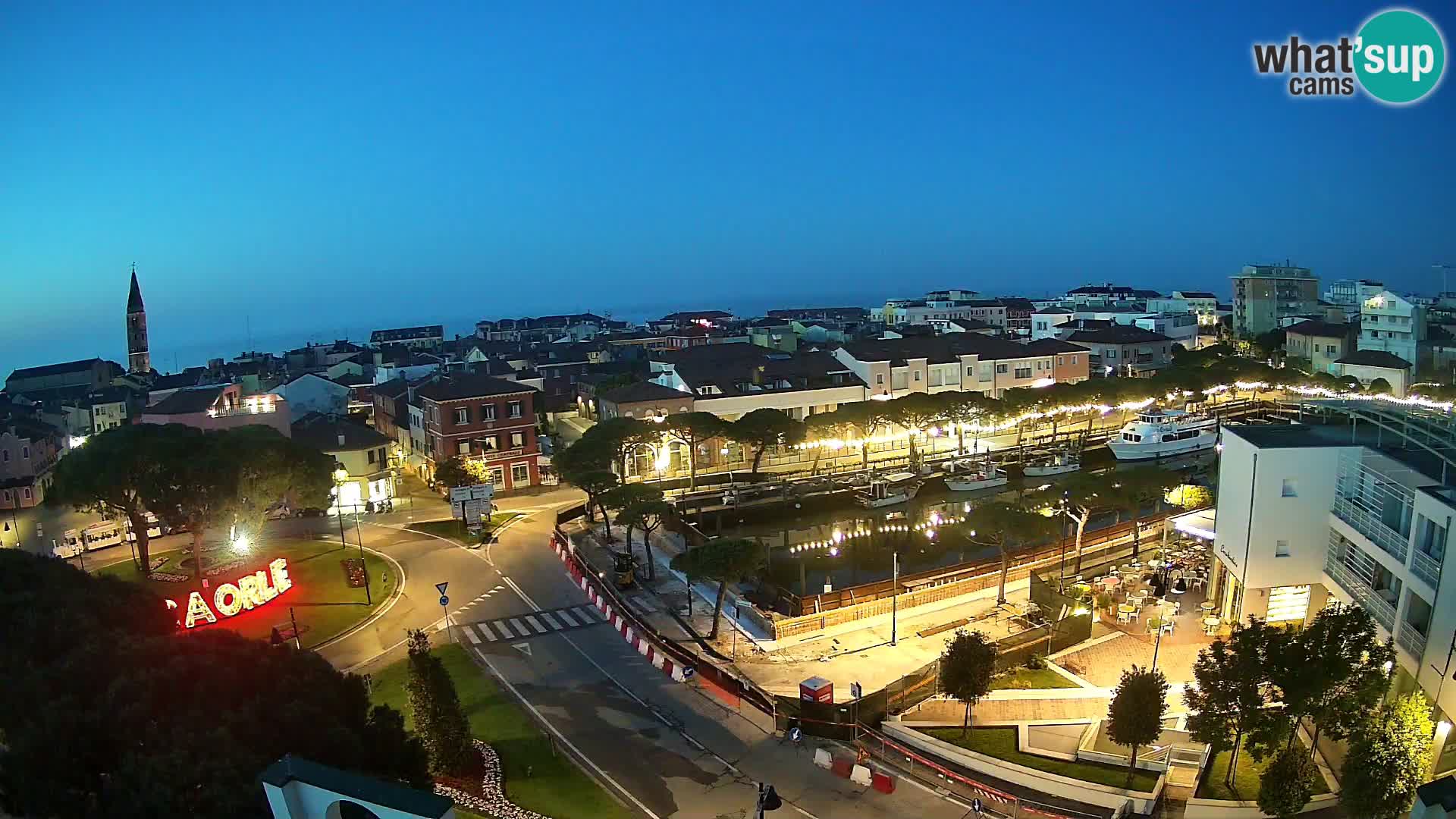 Pogled na Caorle v živo – Hotel Cleofe