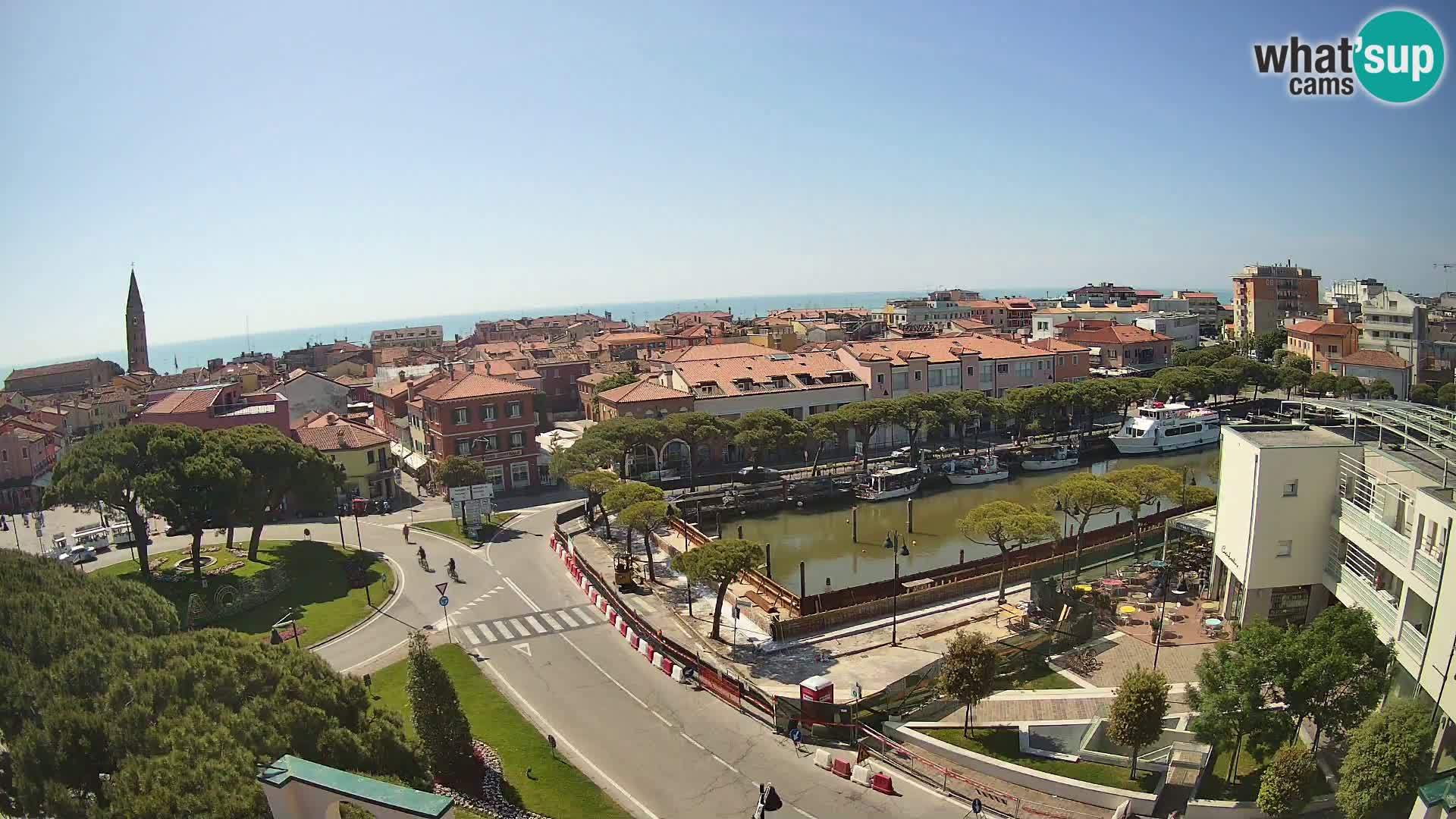 Webcam Hotel Cleofe | Panorama of Caorle old town