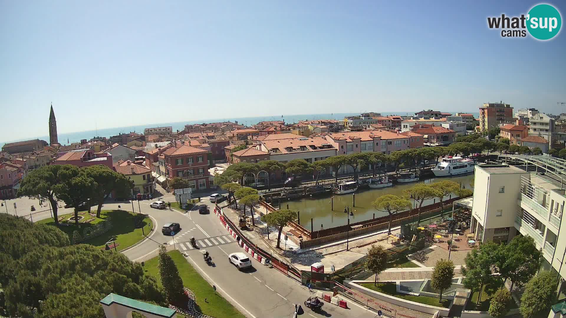Webcam Hotel Cleofe | Panorama of Caorle old town