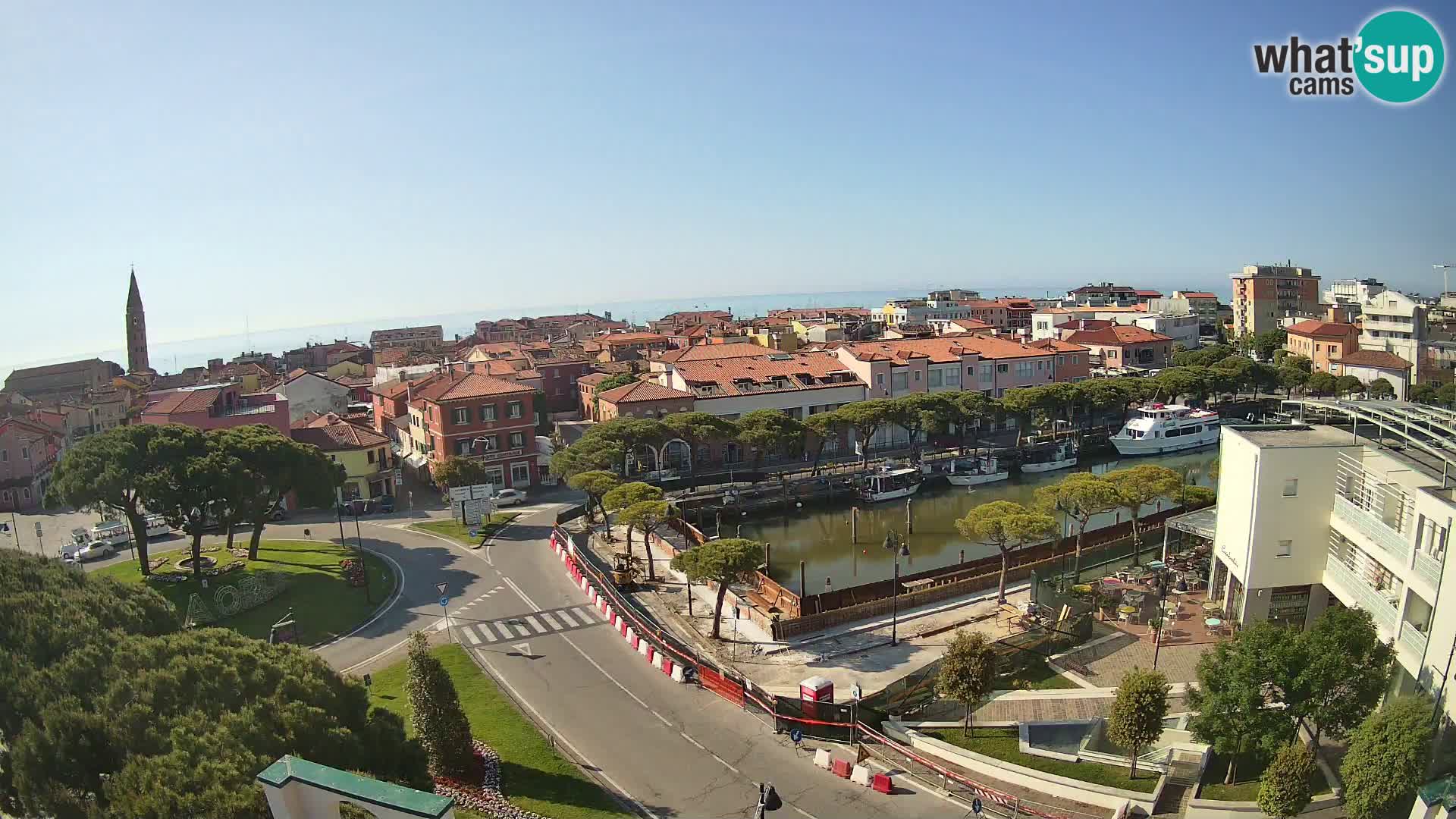 Pogled na Caorle v živo – Hotel Cleofe