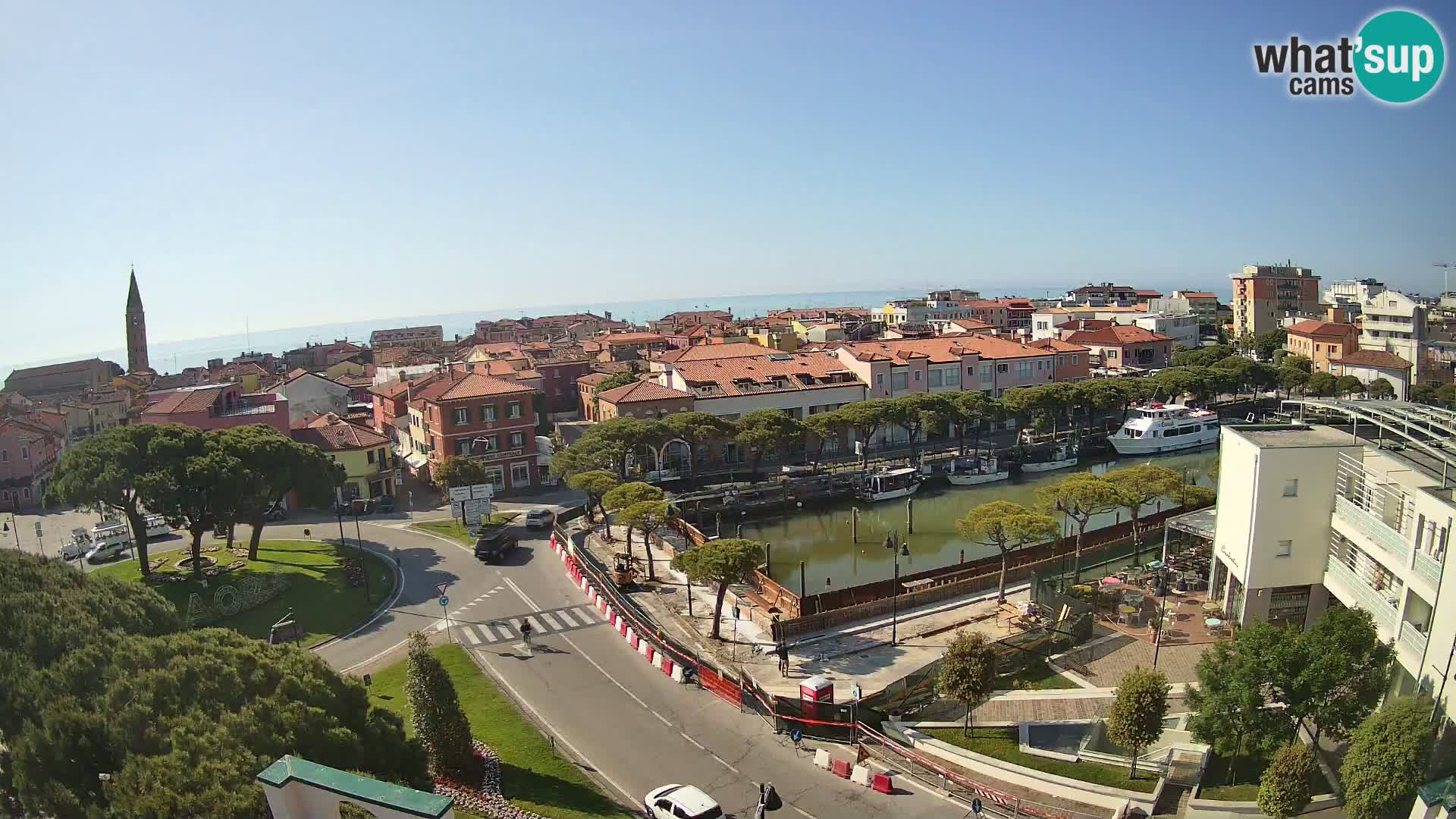 Webcam Panorama von Caorle – Hotel Cleofe