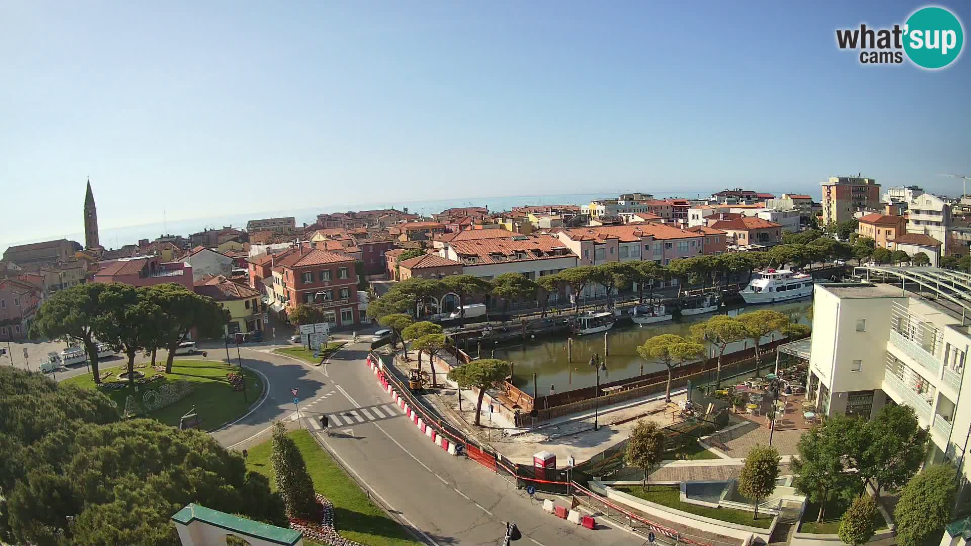 Webcam Hotel Cleofe | Panorama of Caorle old town