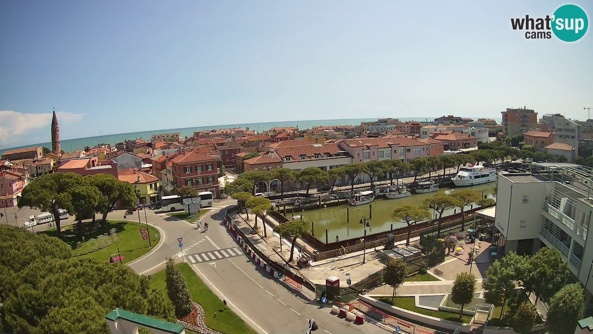 Webcam Hotel Cleofe | Panorama of Caorle old town