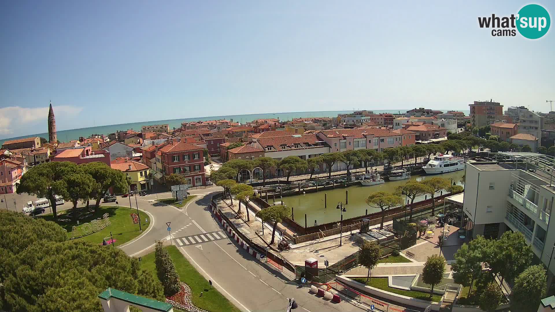 Webcam Hotel Cleofe | Panorama of Caorle old town