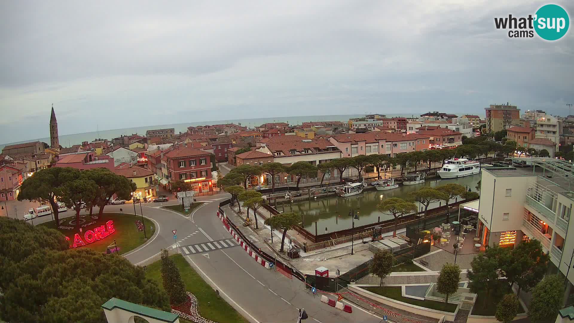 Webcam Hotel Cleofe | Panorama of Caorle old town