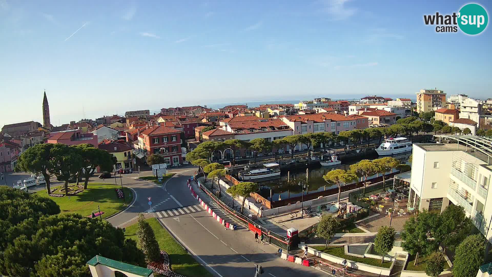 Ulaz u Caorle  Web kamera hotel Cleofe Caorle