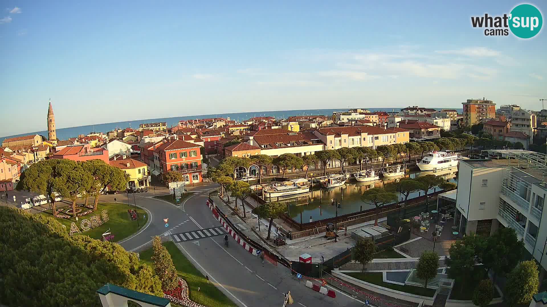 Webcam Hotel Cleofe | Panorama of Caorle old town