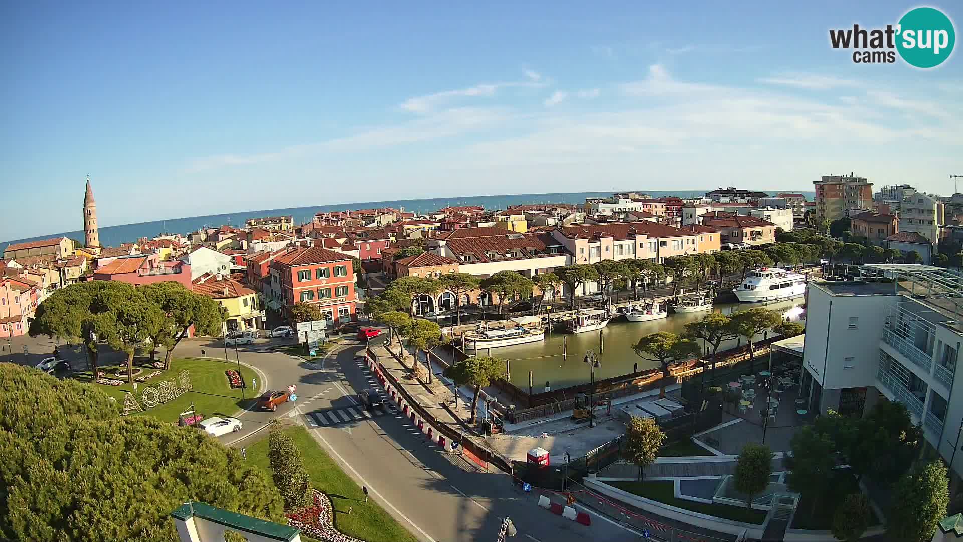 Cámara web Hotel Cleofe Caorle – Entrada de Caorle