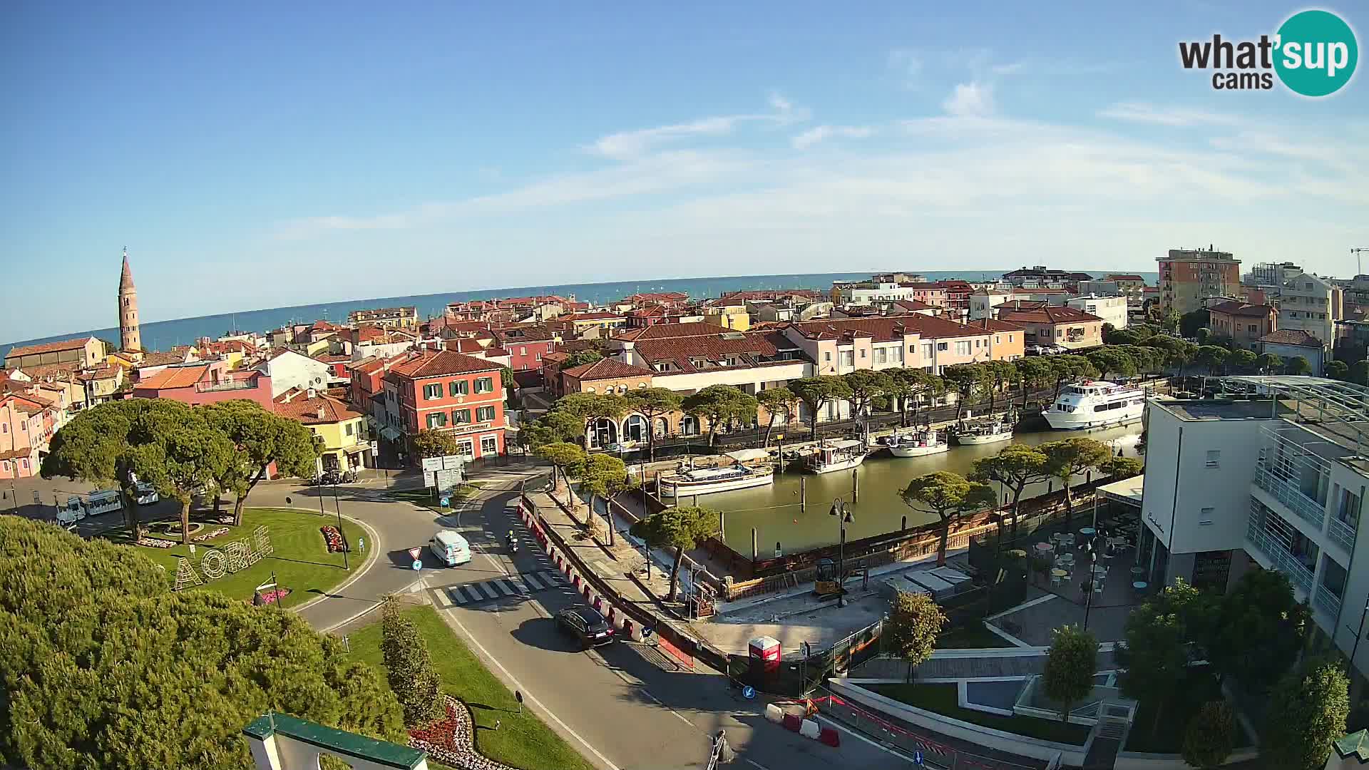 Cámara web Hotel Cleofe Caorle – Entrada de Caorle