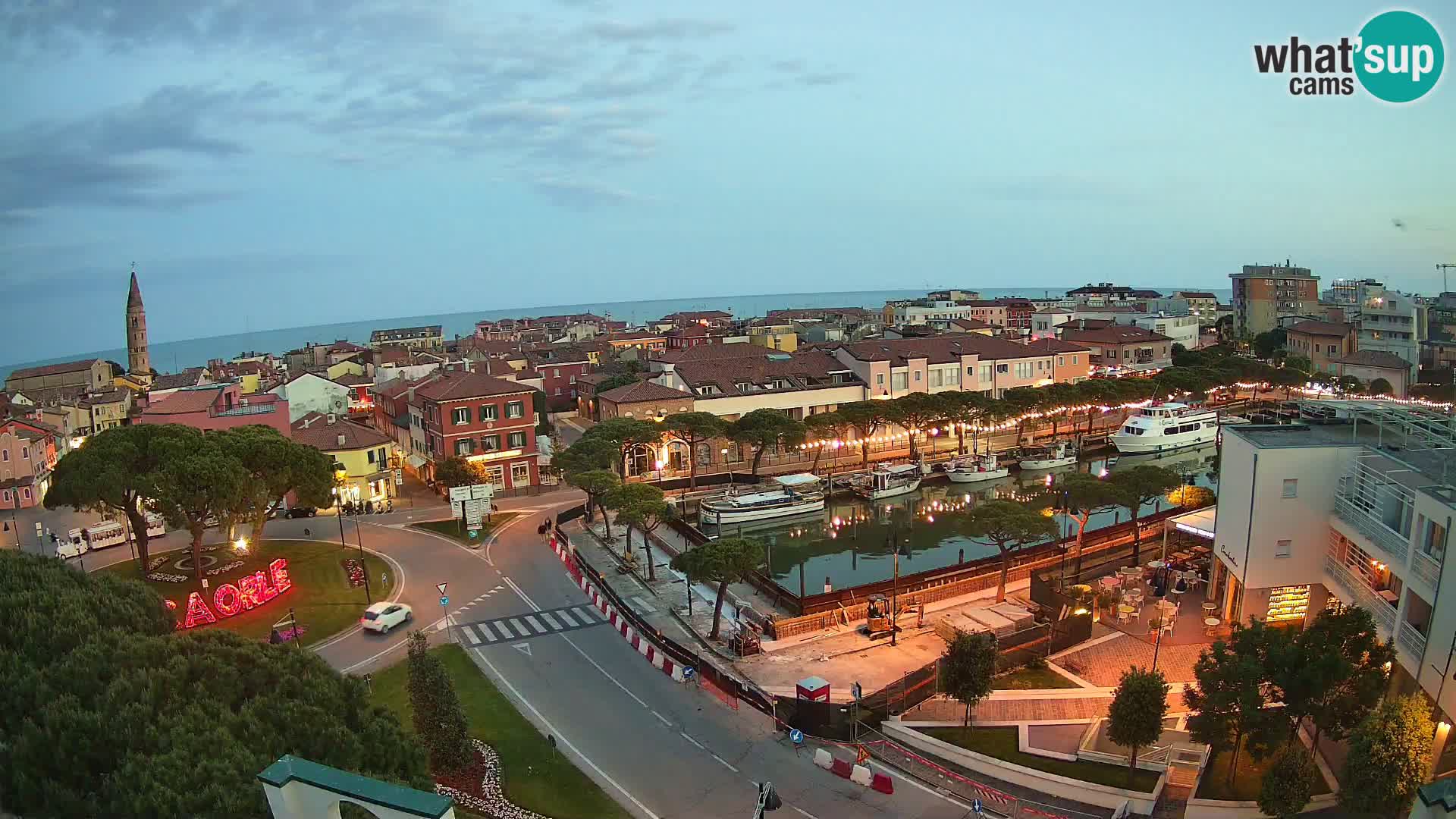 Webcam Hotel Cleofe | Panorama of Caorle old town