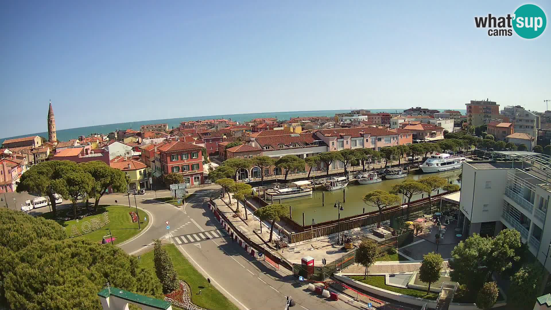 Cámara web Hotel Cleofe Caorle – Entrada de Caorle