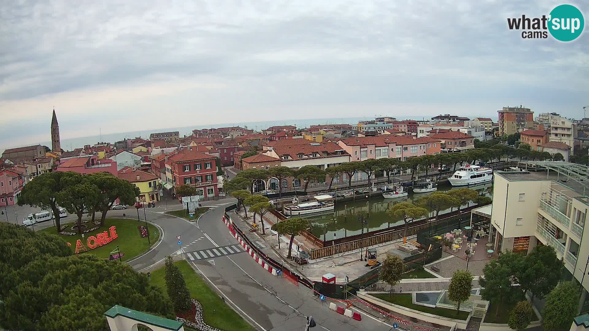 Pogled na Caorle v živo – Hotel Cleofe