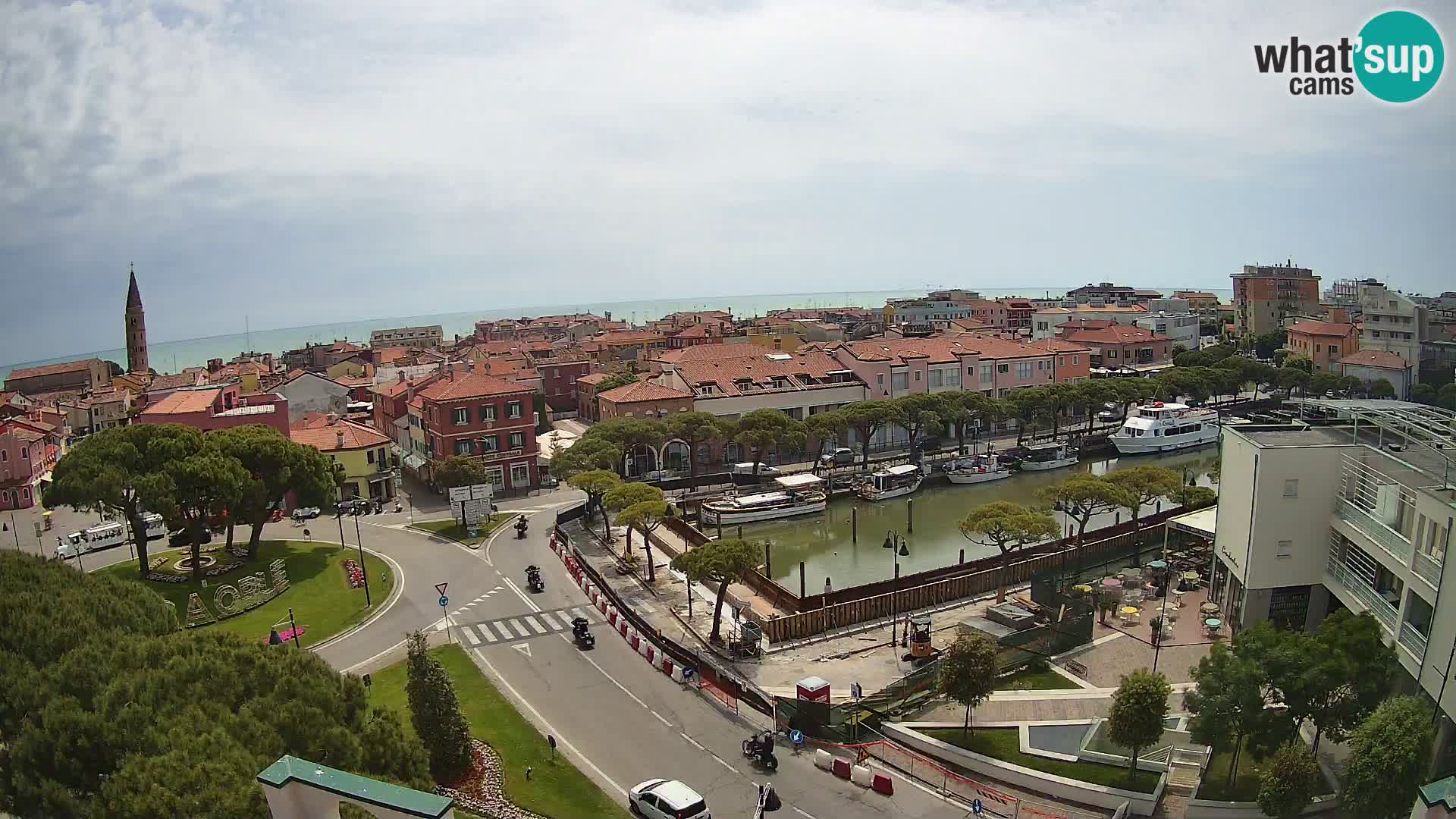 Webcam Hotel Cleofe | Panorama of Caorle old town