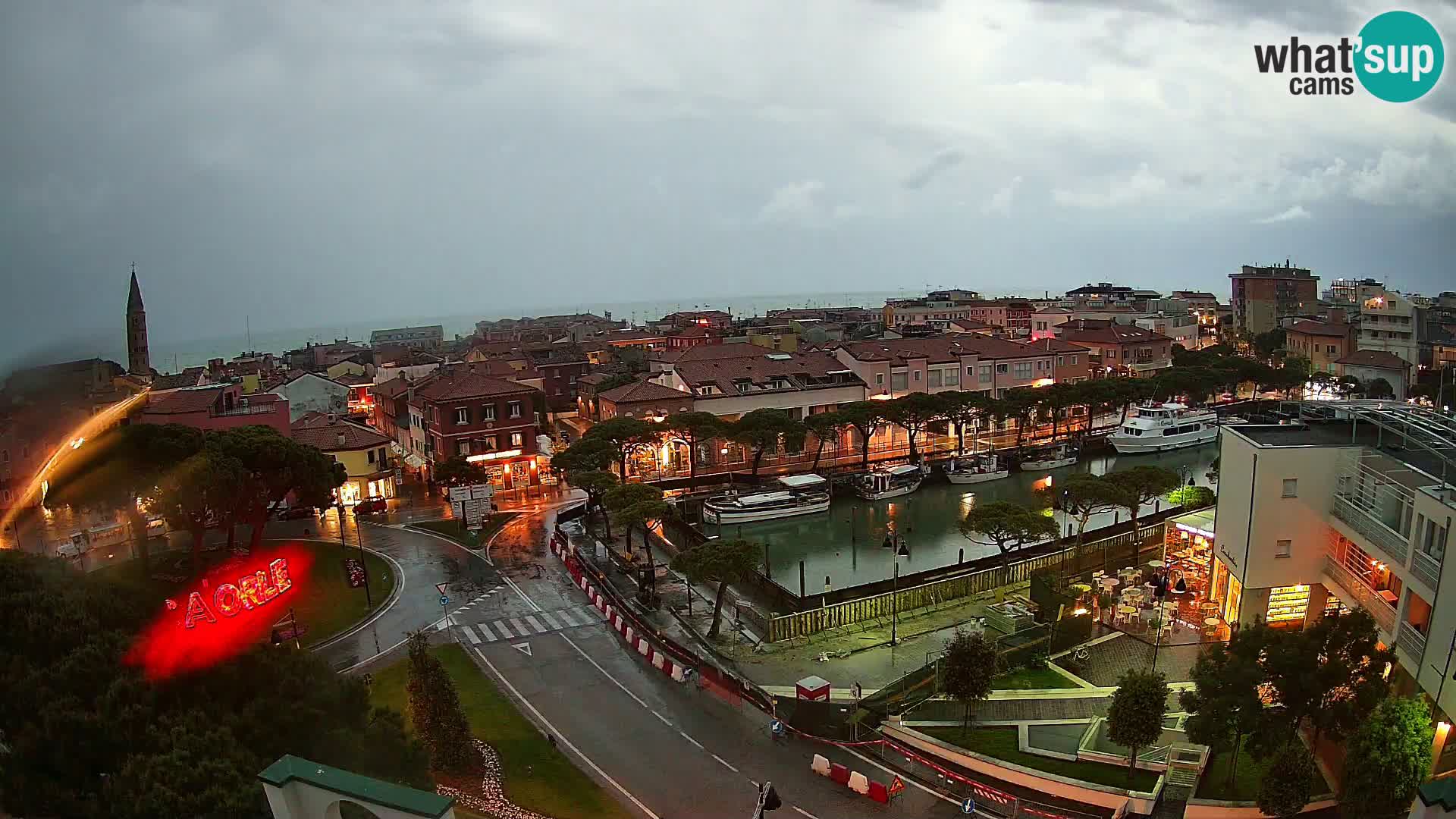 Webcam Hotel Cleofe | Panorama of Caorle old town