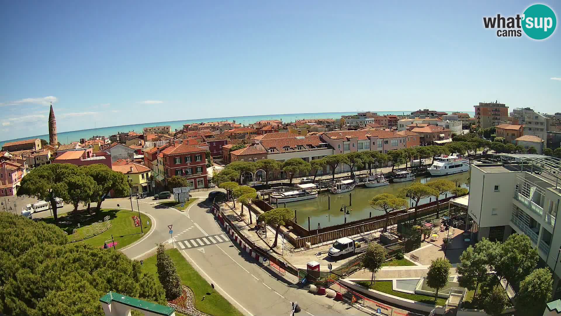 Ulaz u Caorle  Web kamera hotel Cleofe Caorle