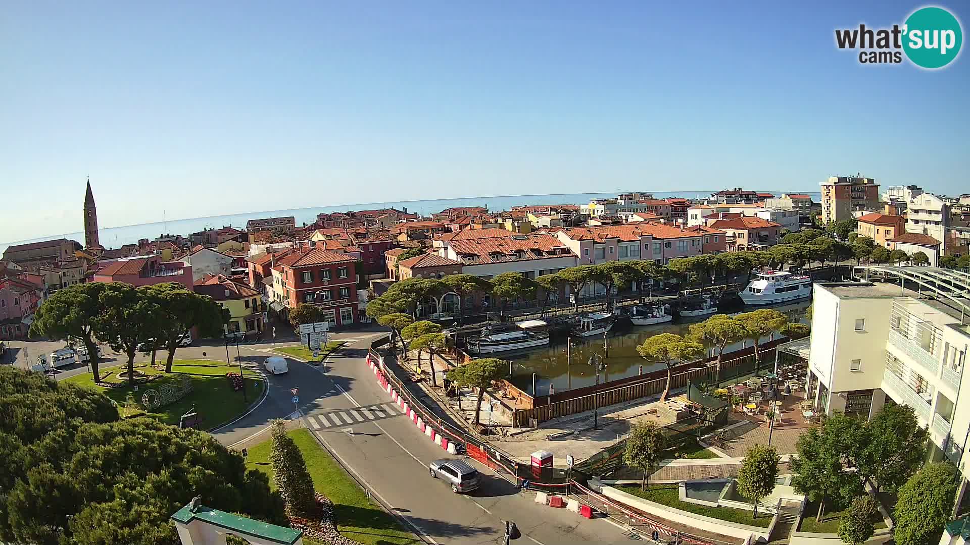 Webcam Panorama von Caorle – Hotel Cleofe