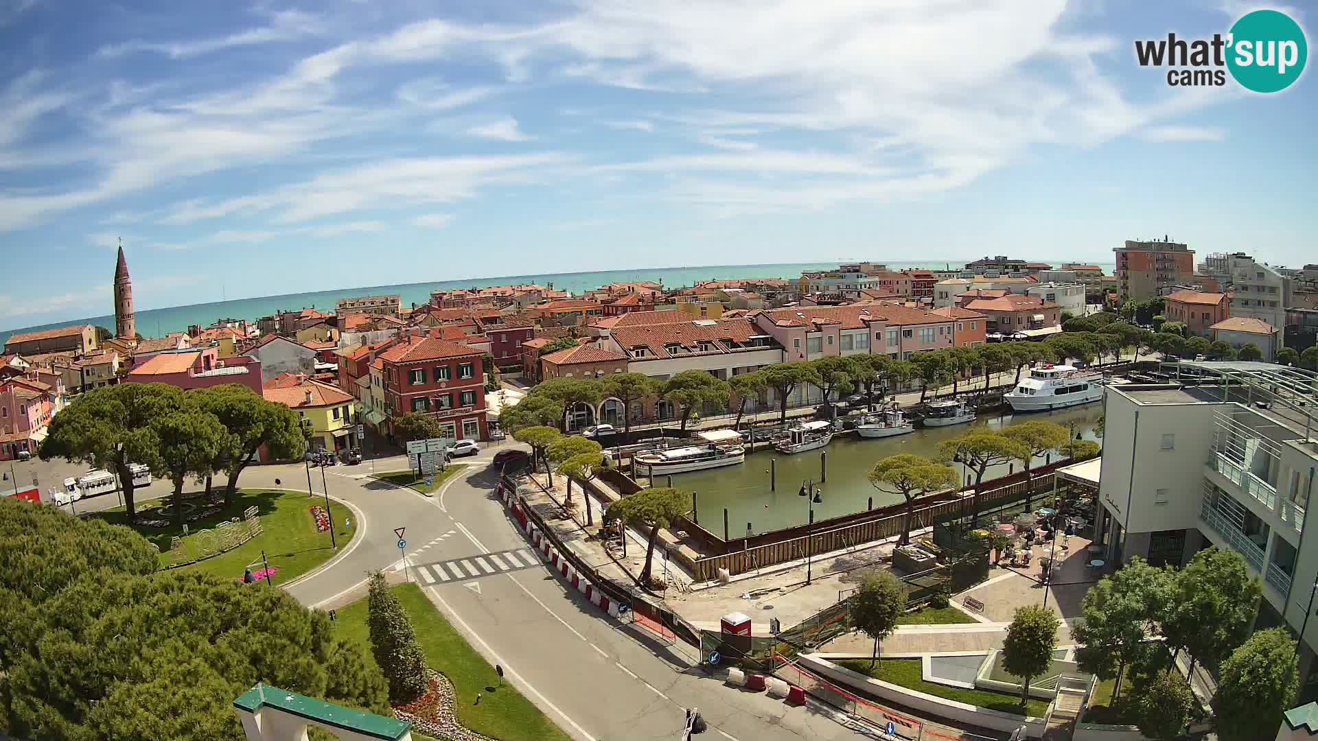 Webcam Hotel Cleofe | Panorama of Caorle old town