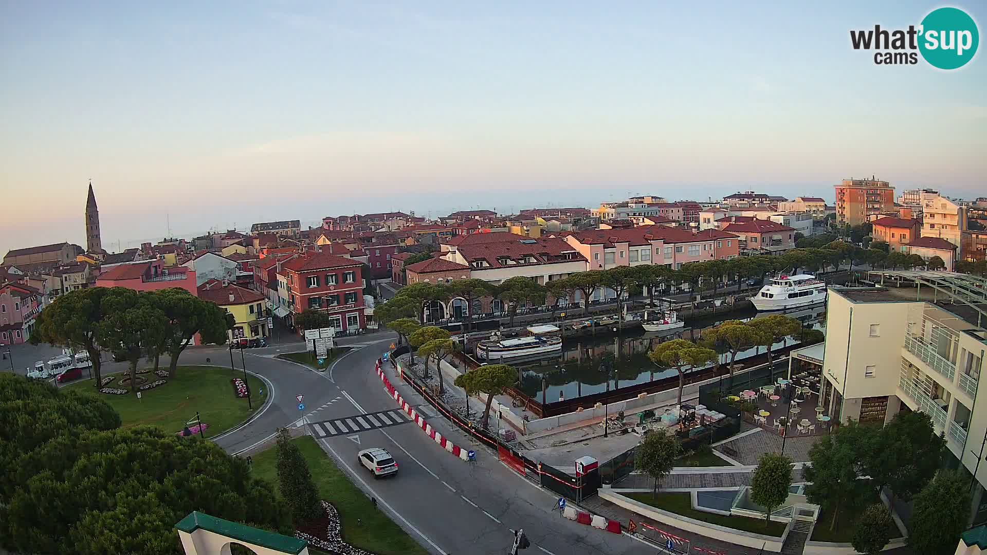 Pogled na Caorle v živo – Hotel Cleofe
