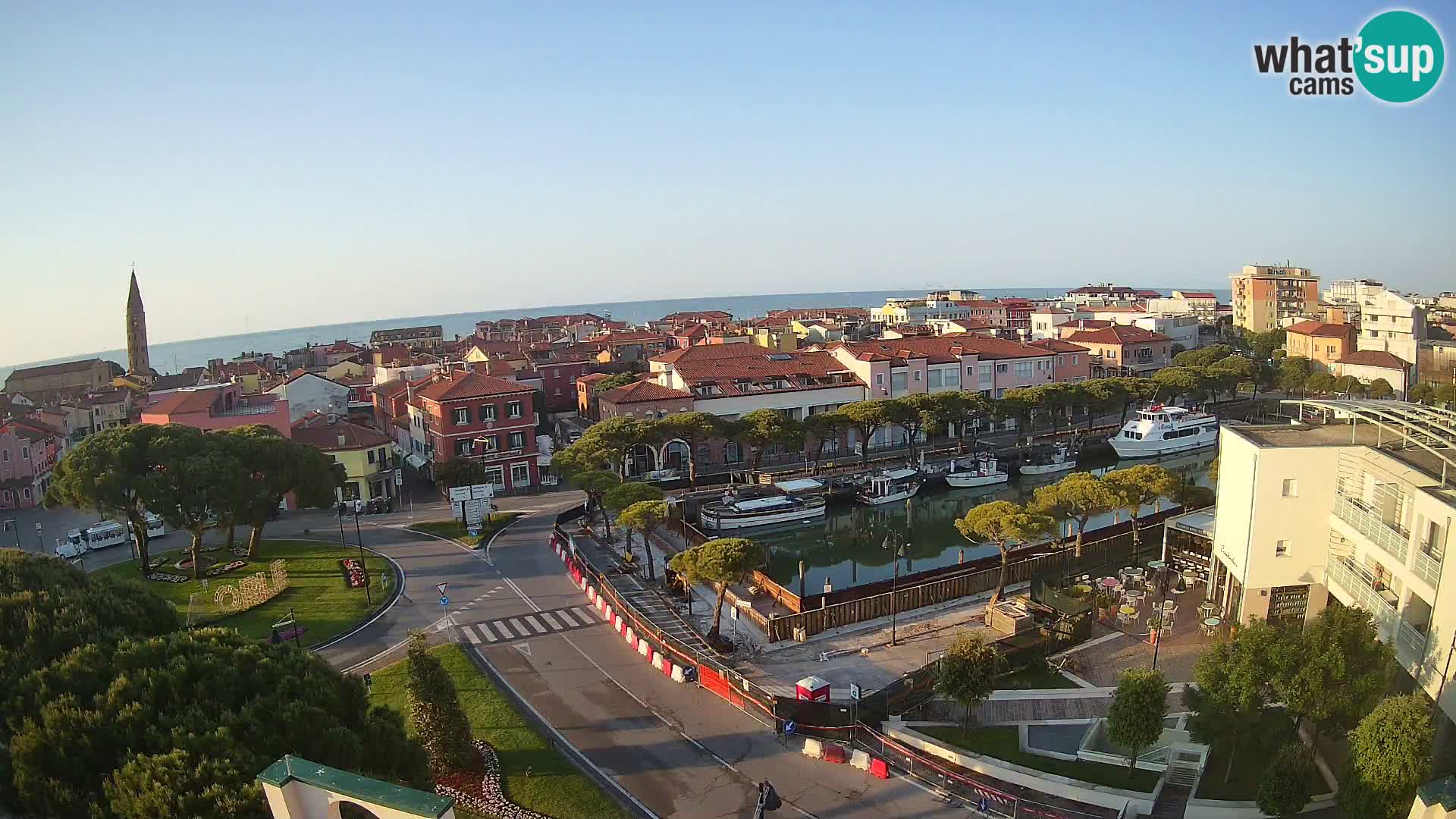 Webcam Hotel Cleofe | Panorama of Caorle old town