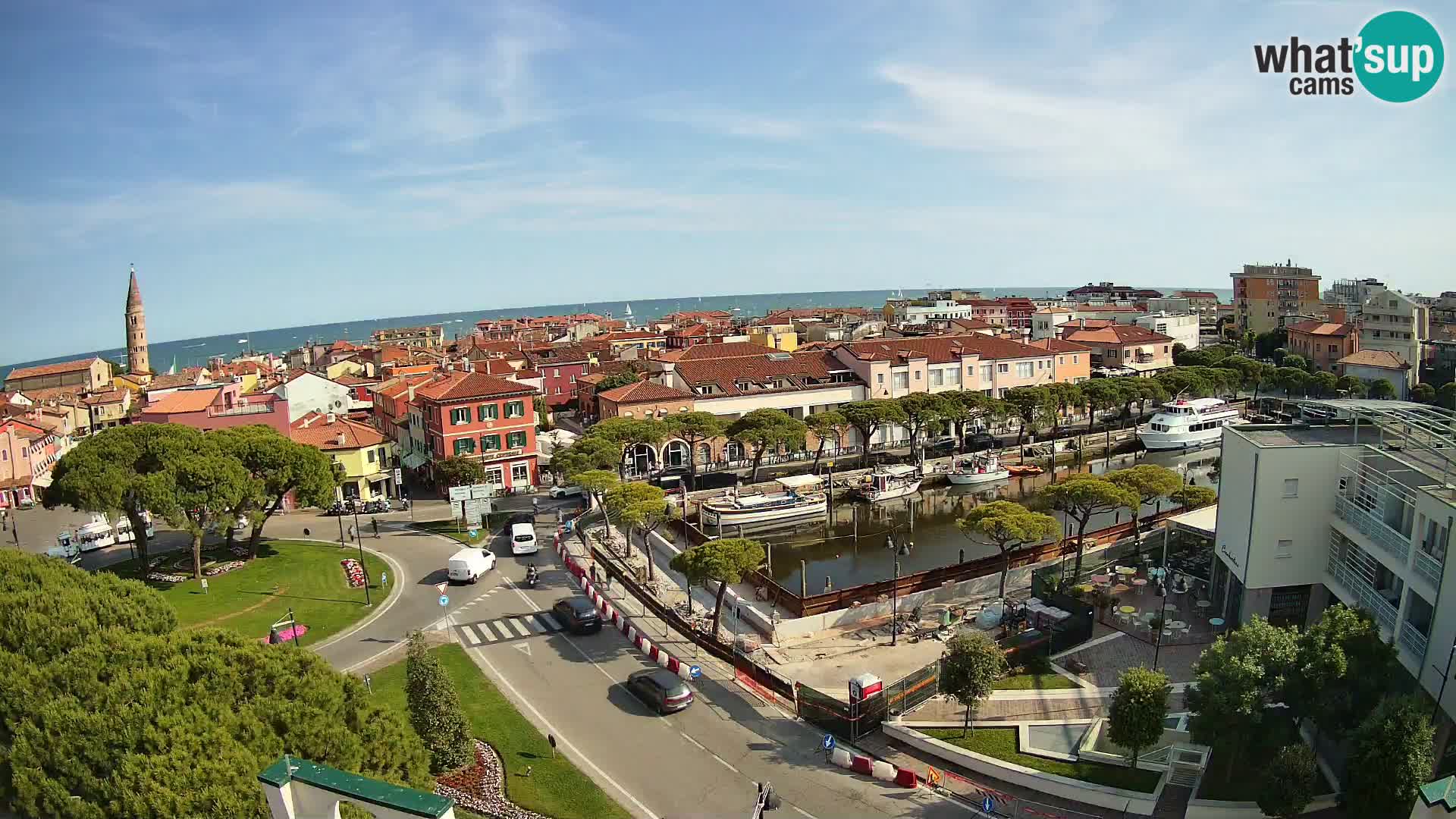 Cámara web Hotel Cleofe Caorle – Entrada de Caorle