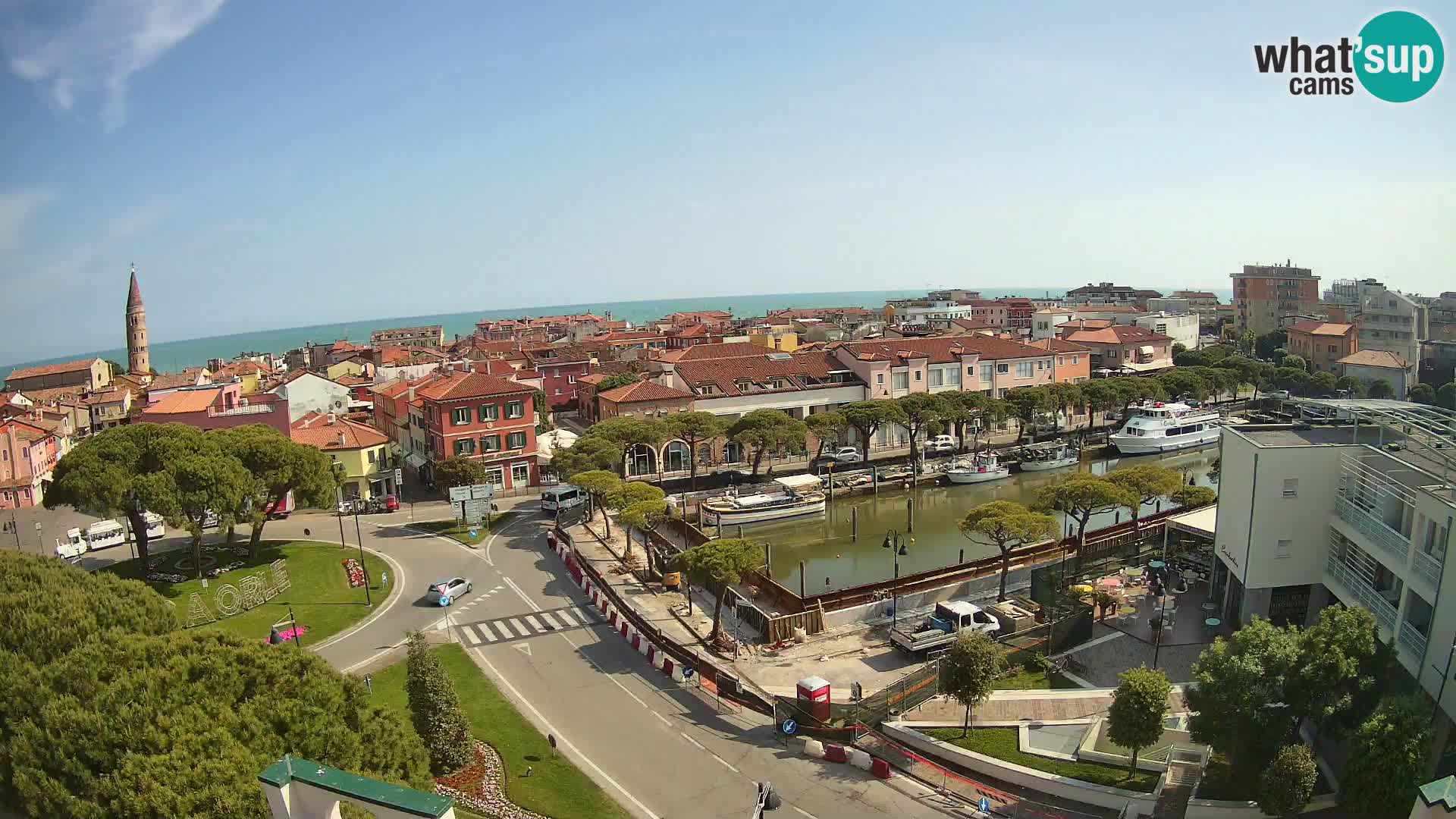 Cámara web Hotel Cleofe Caorle – Entrada de Caorle