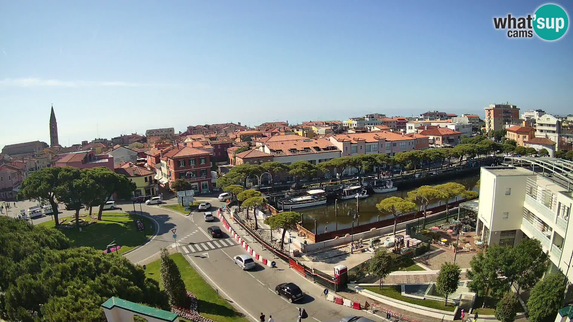 Pogled na Caorle v živo – Hotel Cleofe