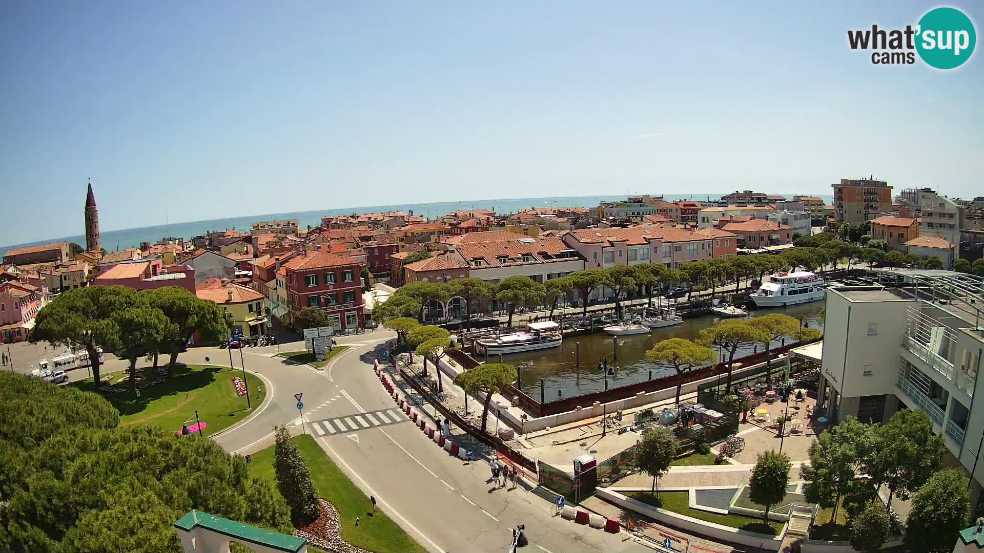 Webcam Panorama von Caorle – Hotel Cleofe