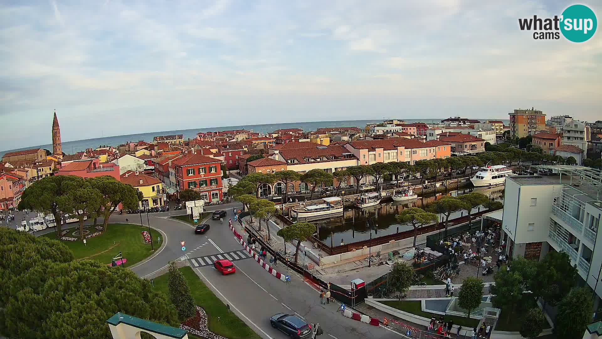 Webcam Hotel Cleofe | Panorama of Caorle old town