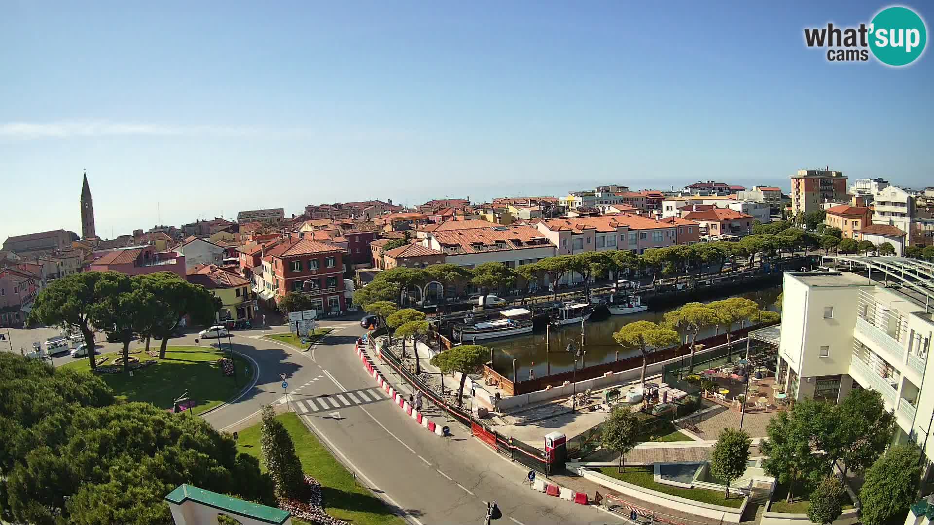 Webcam Hotel Cleofe | Panorama of Caorle old town